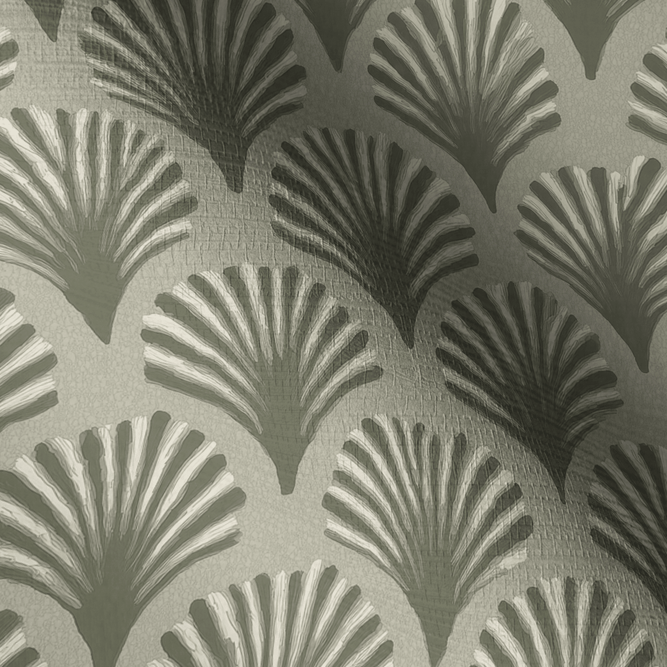Shell House Faux Grasscloth Wallpaper - Lemon Park