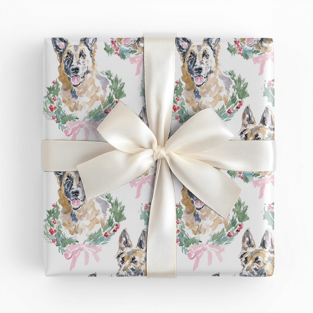 Shepherd Wreaths - Wrapping Paper - Lemon Park
