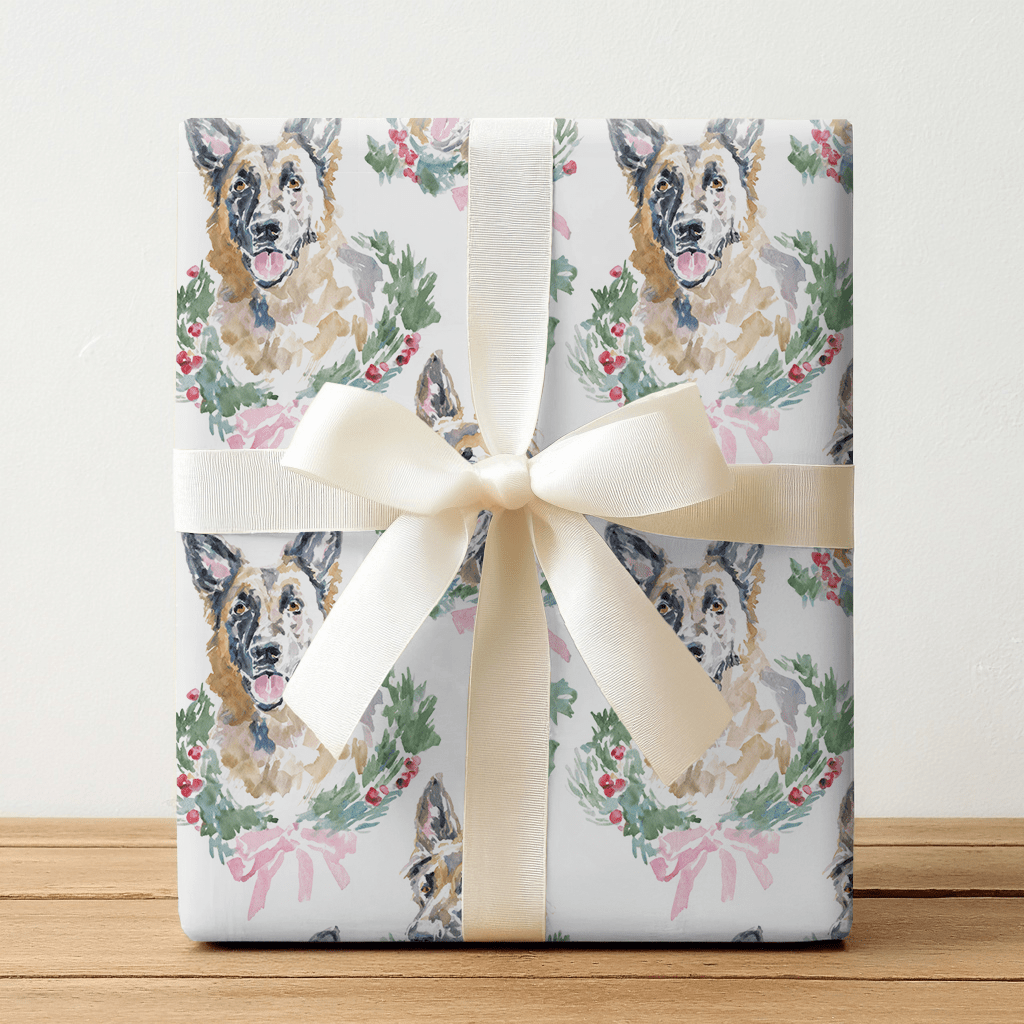 Shepherd Wreaths - Wrapping Paper - Lemon Park