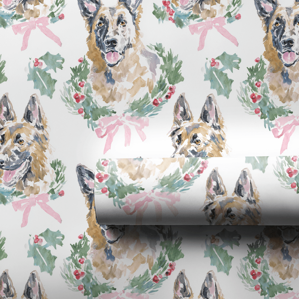 Shepherd Wreaths - Wrapping Paper - Lemon Park