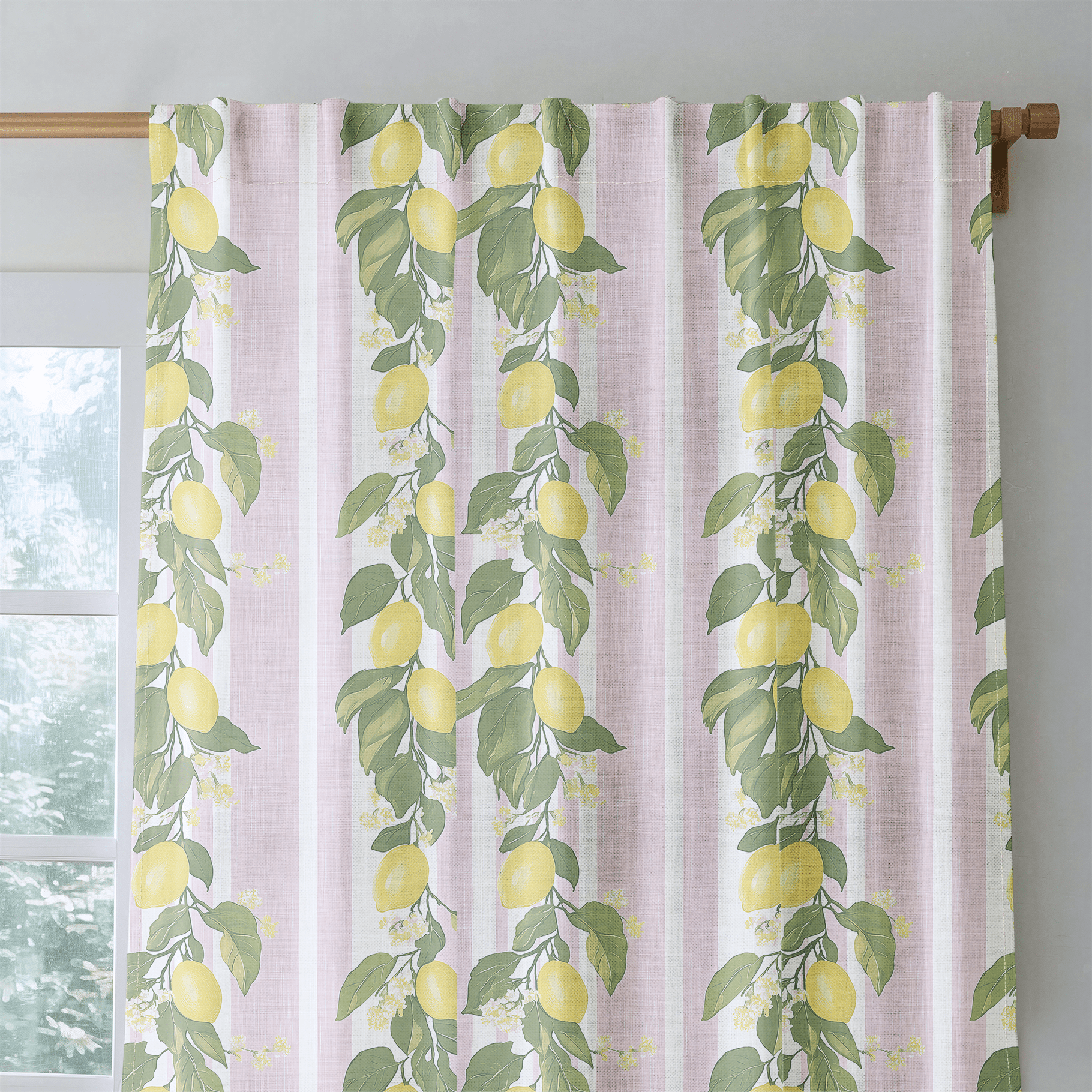 Sicily Stripes - Drapery - Lemon Park