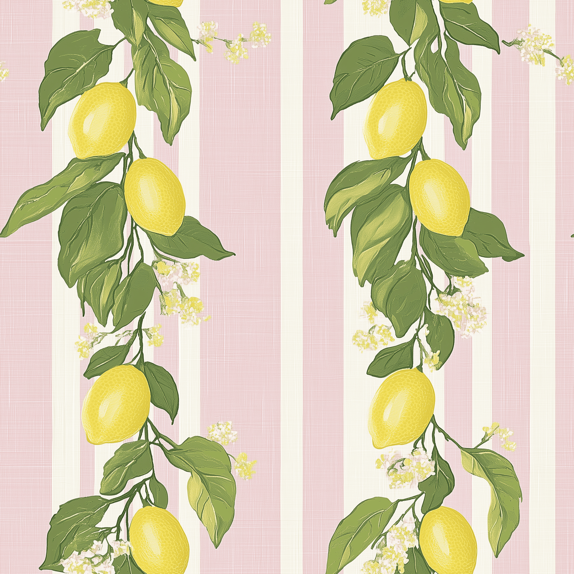 Sicily Stripes Wallpaper - Lemon Park