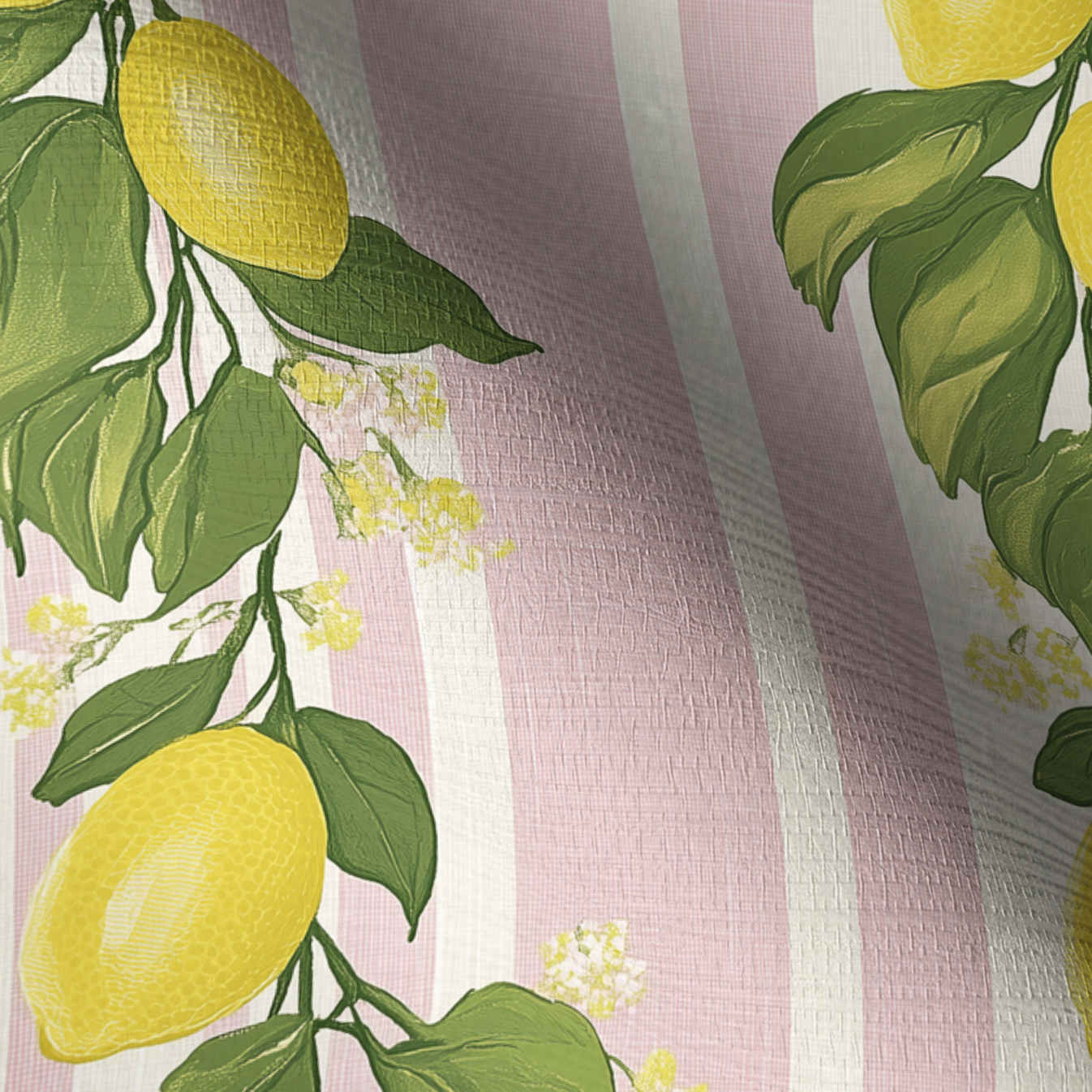 Sicily Stripes Faux Grasscloth Wallpaper