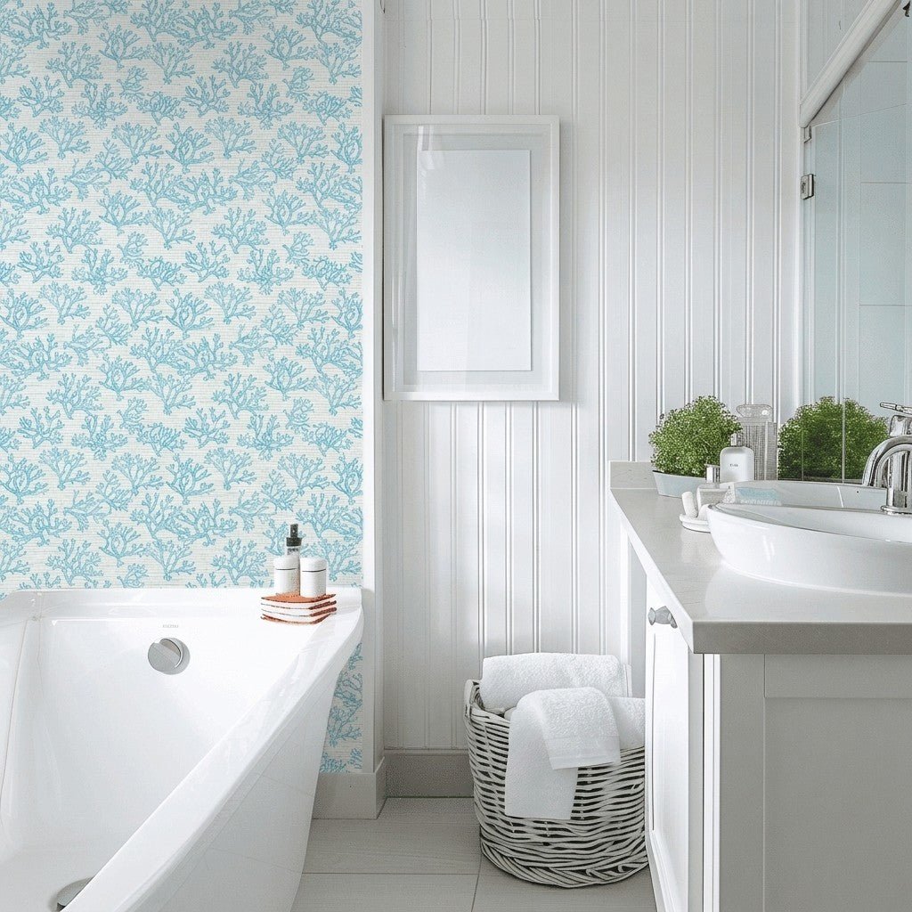 Sienna Faux Grasscloth Wallpaper - Lemon Park