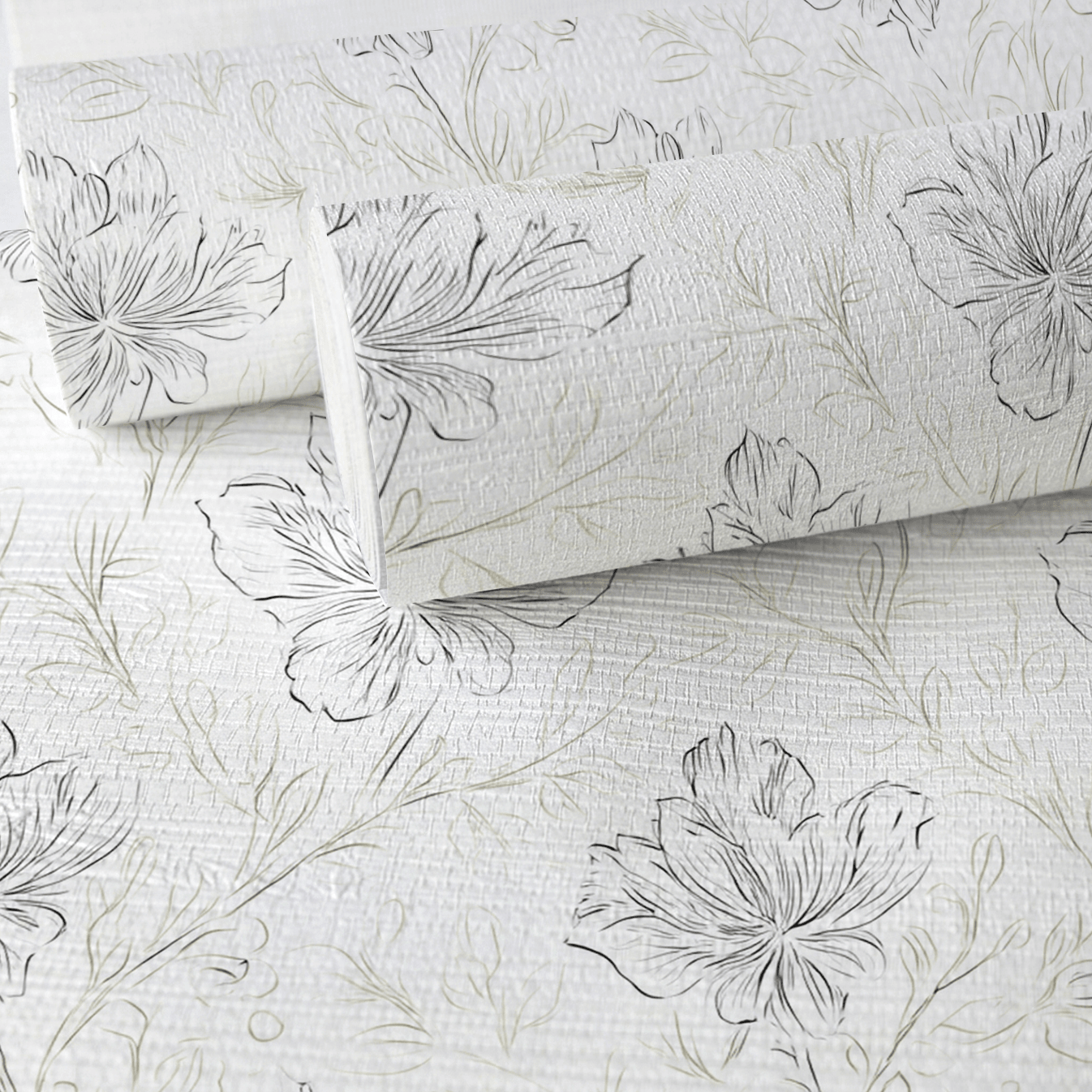 Silver Lining Faux Grasscloth Wallpaper - Lemon Park