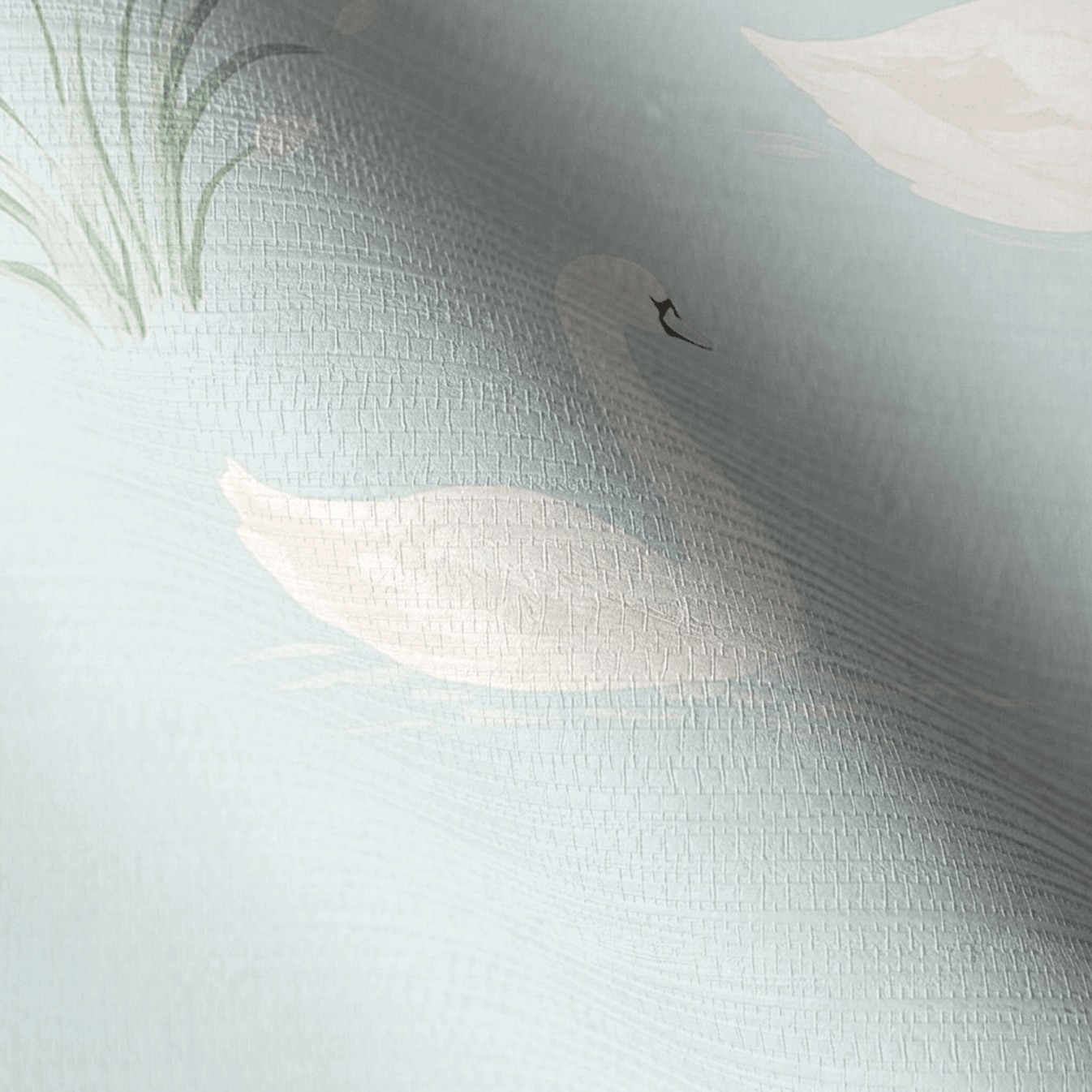 Silver Pond Faux Grasscloth Wallpaper - Lemon Park