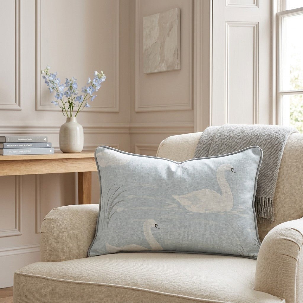 Silver Pond Throw Pillow - Lemon Park