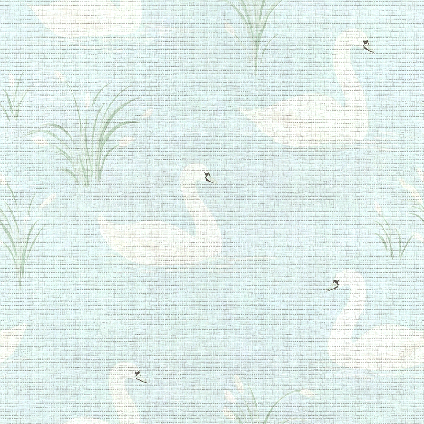 Silver Pond Faux Grasscloth Wallpaper