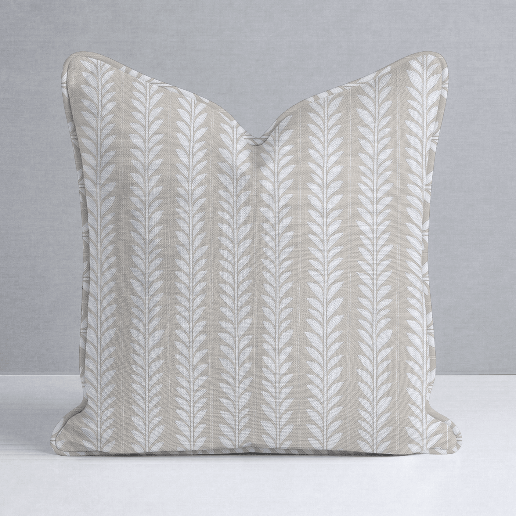 Skinny Sprig Throw Pillow - Lemon Park