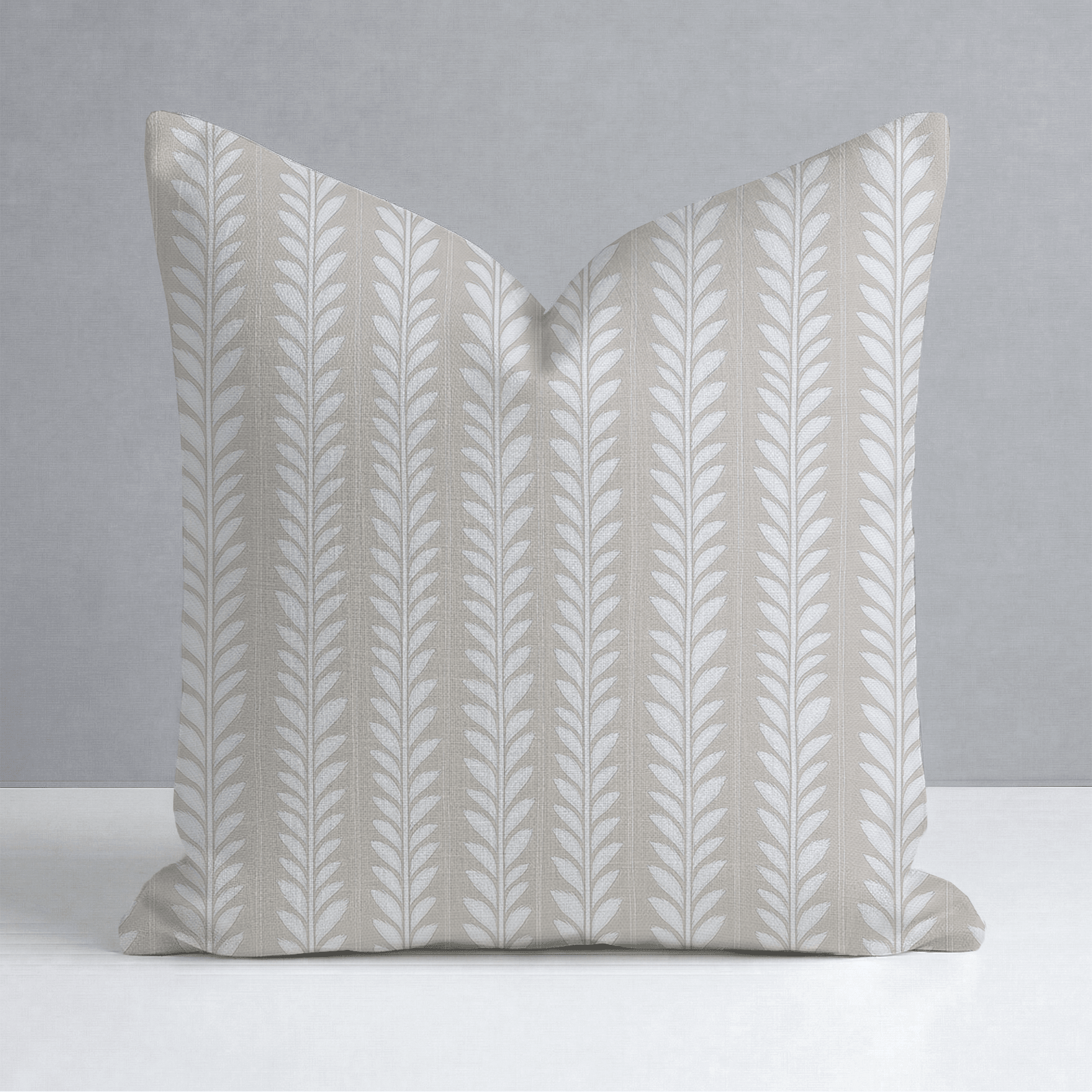 Skinny Sprig Throw Pillow - Lemon Park