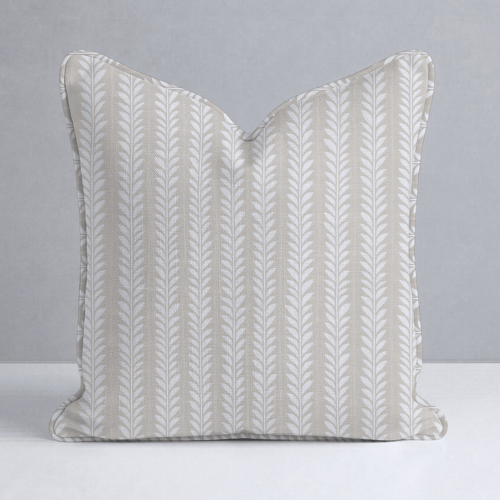 Skinny Sprig Throw Pillow - Lemon Park