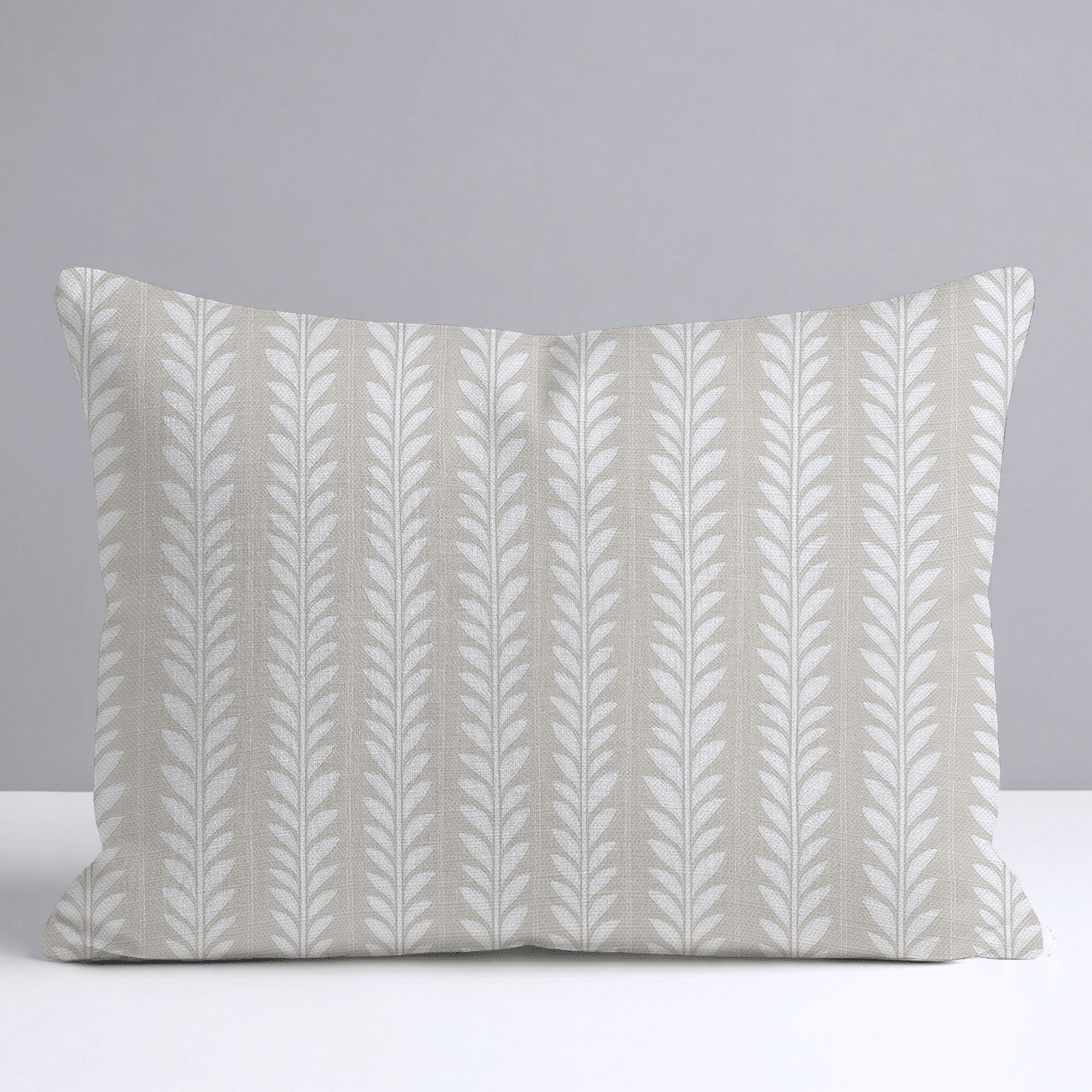 Skinny Sprig Throw Pillow - Lemon Park