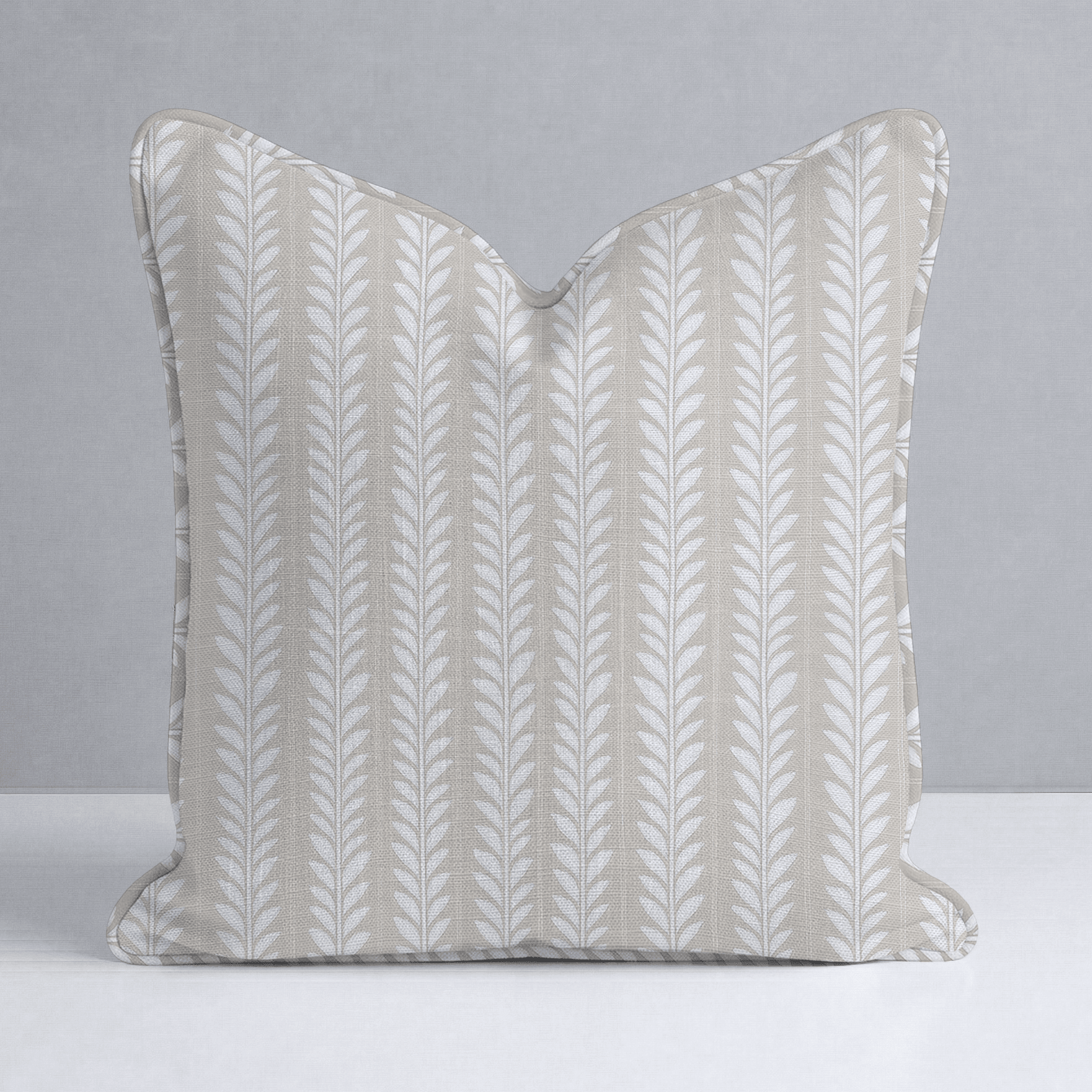 Skinny Sprig Throw Pillow - Lemon Park