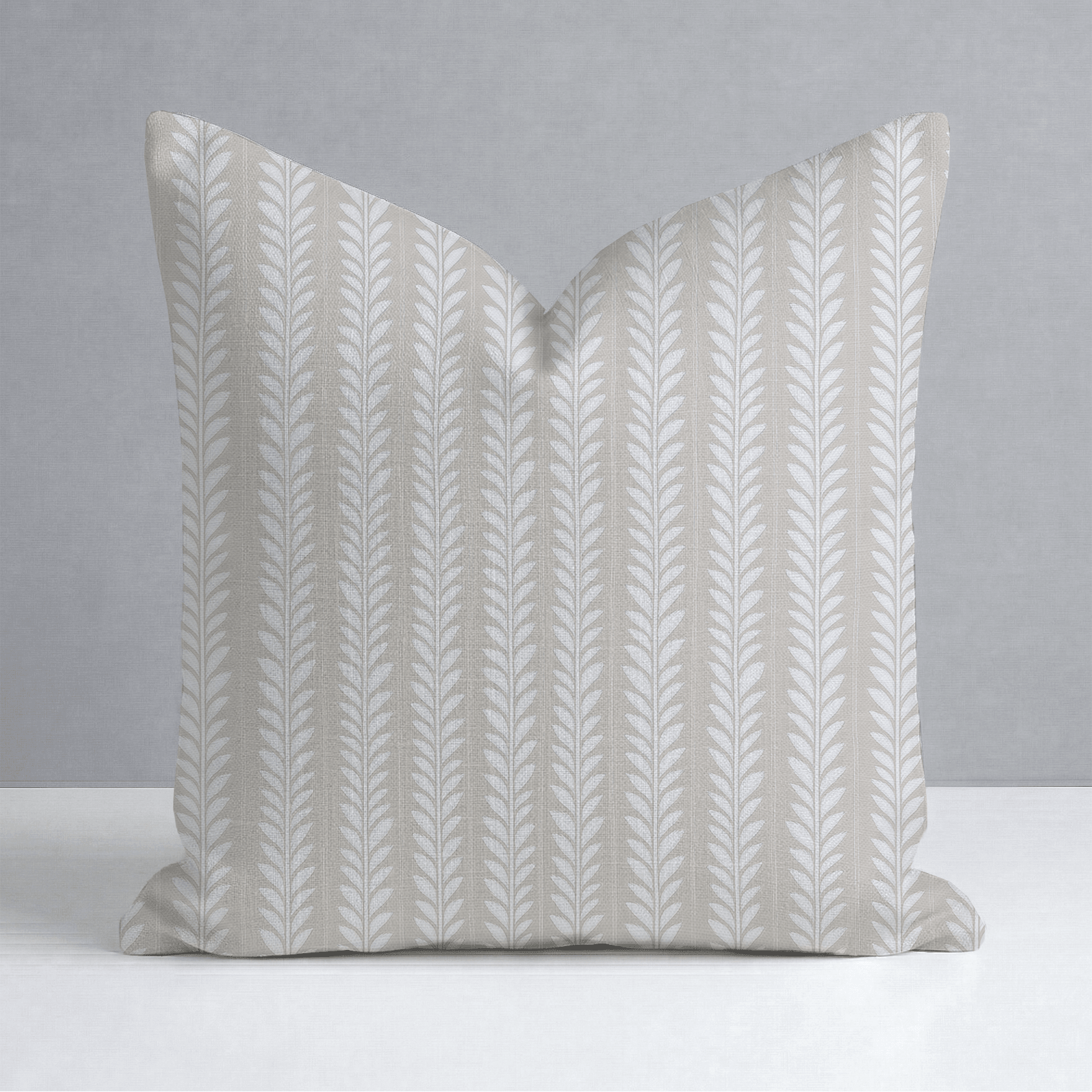 Skinny Sprig Throw Pillow - Lemon Park