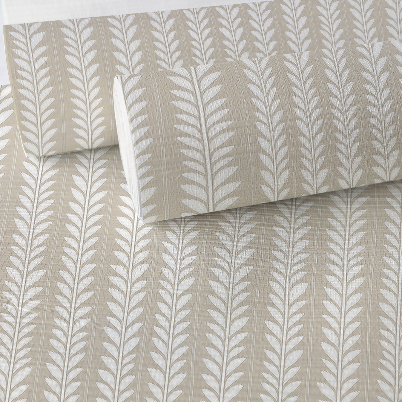Skinny Sprig Faux Grasscloth Wallpaper