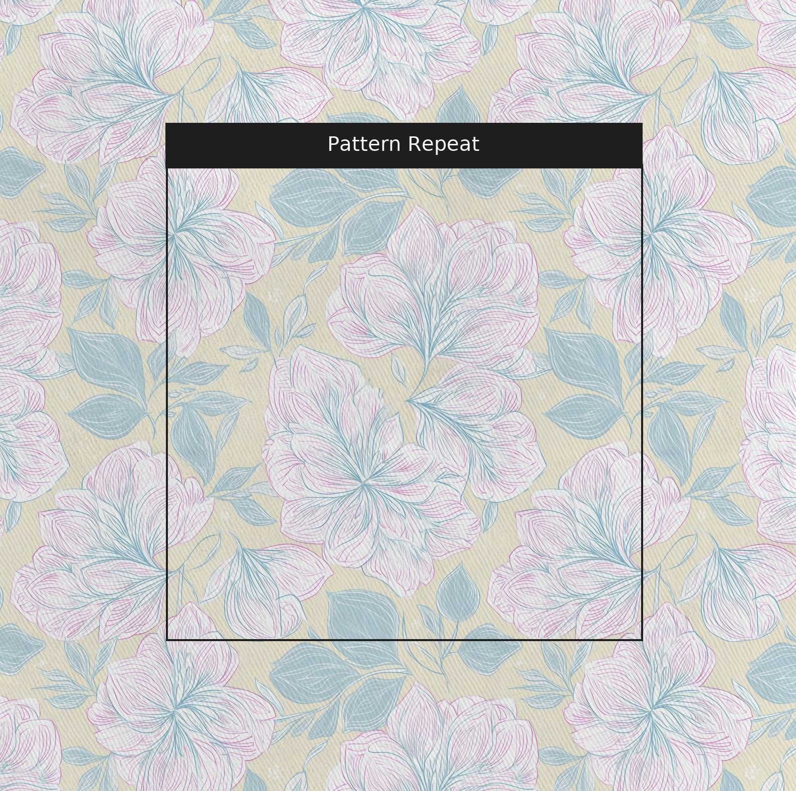 Skipping Through Flowers - Fabric - Lemon Park