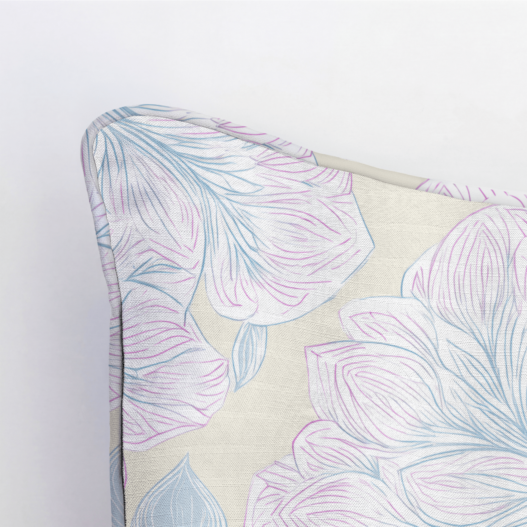 Skipping Through Flowers Throw Pillow - Lemon Park