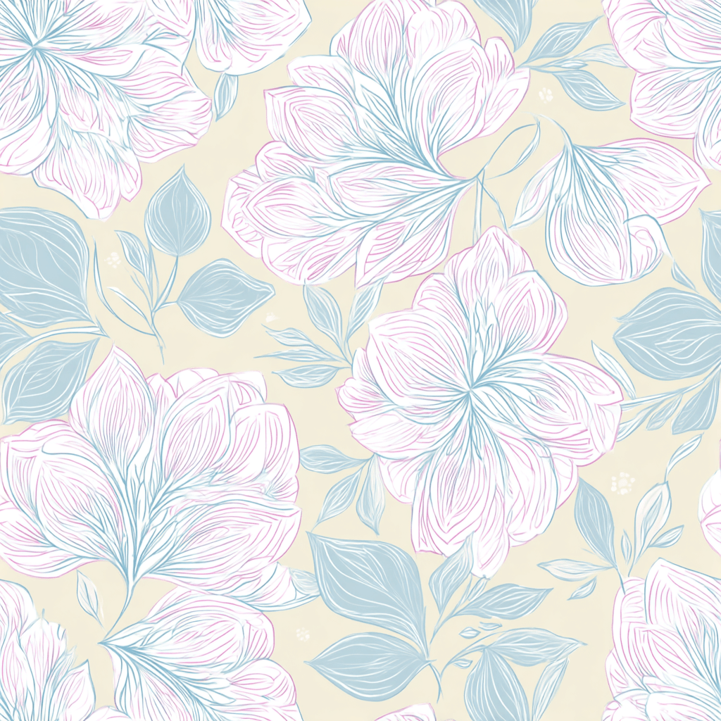 Skipping Through Flowers Wallpaper - Lemon Park