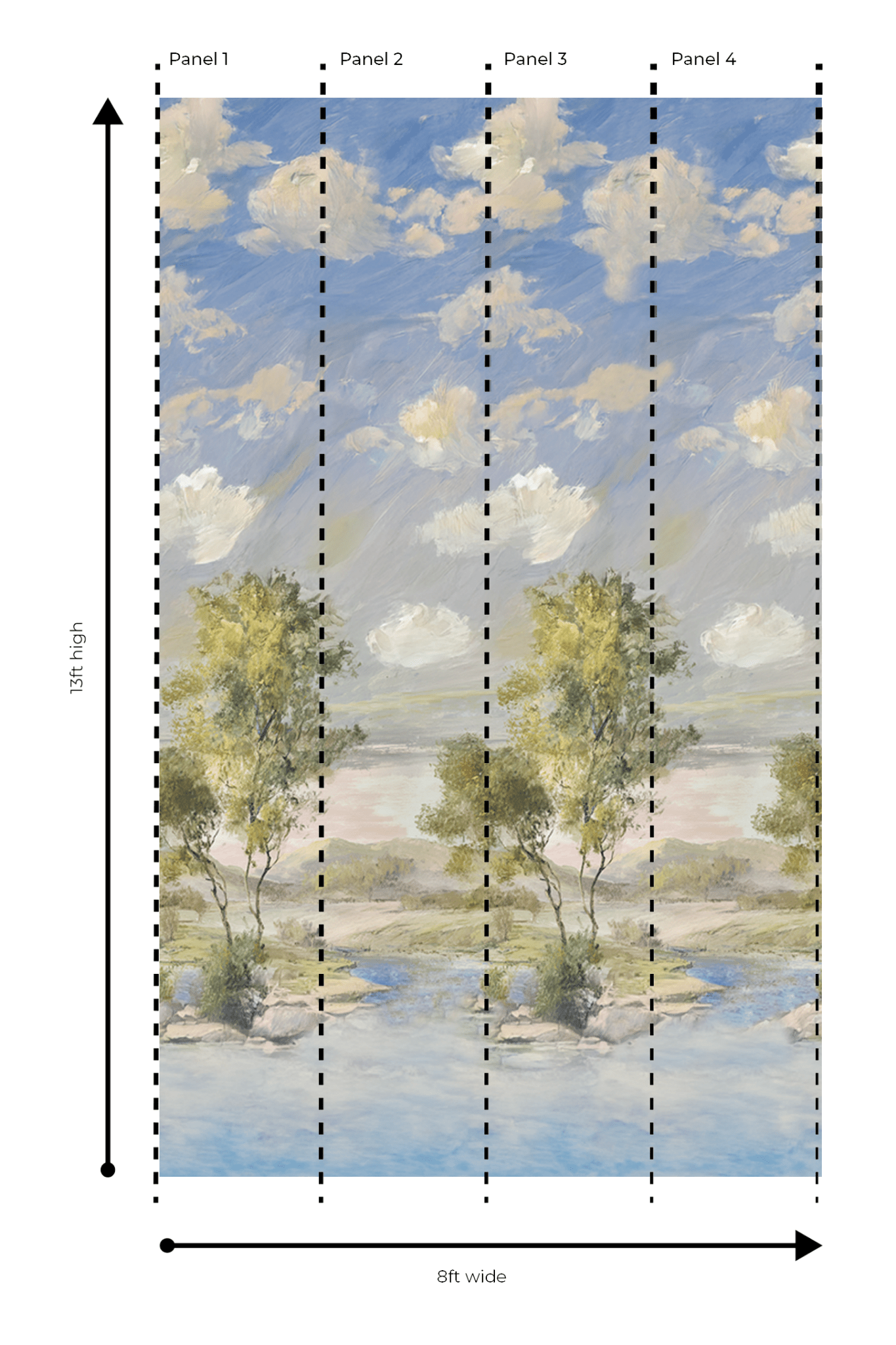 Sky - Wall Mural - Lemon Park