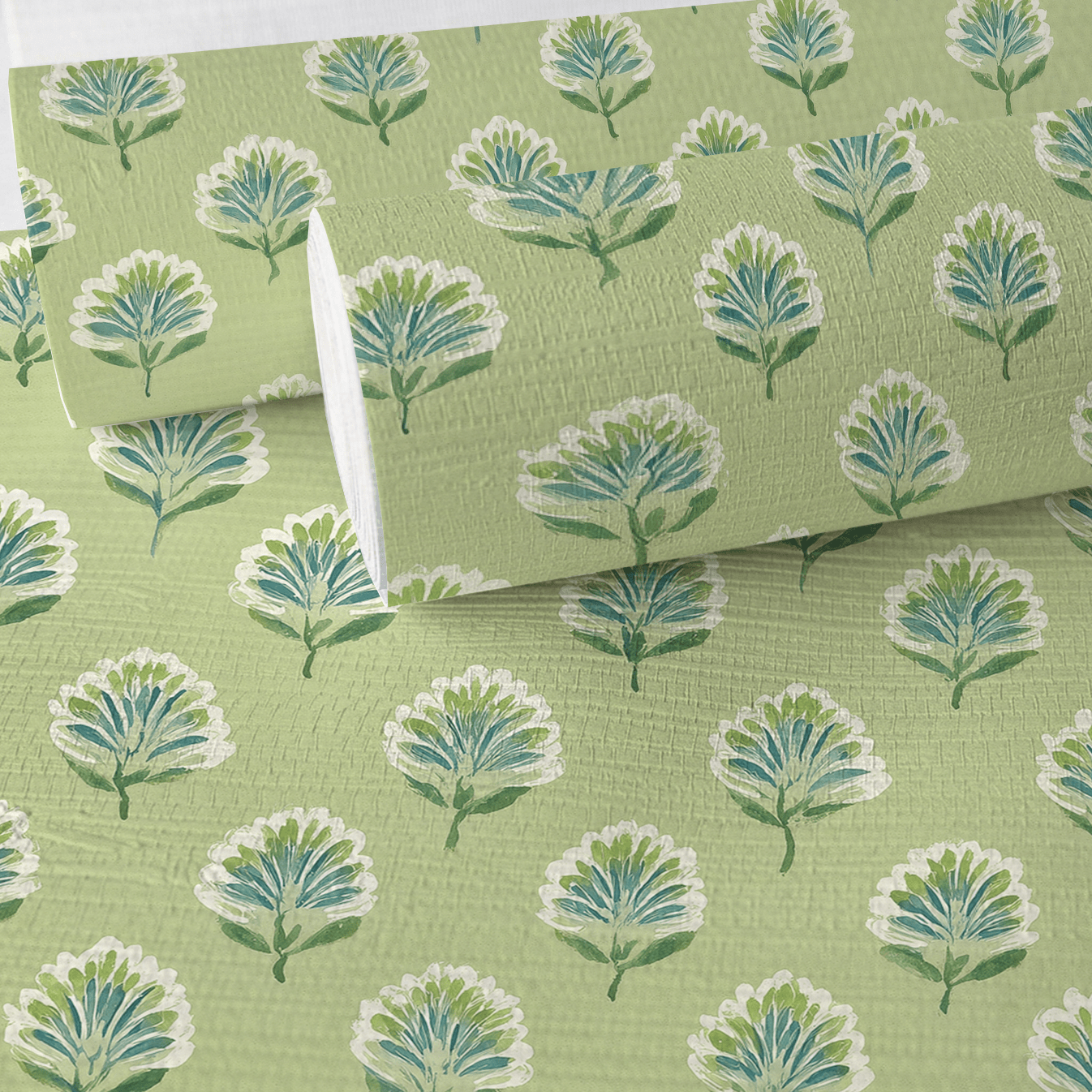 Skye Faux Grasscloth Wallpaper - Lemon Park