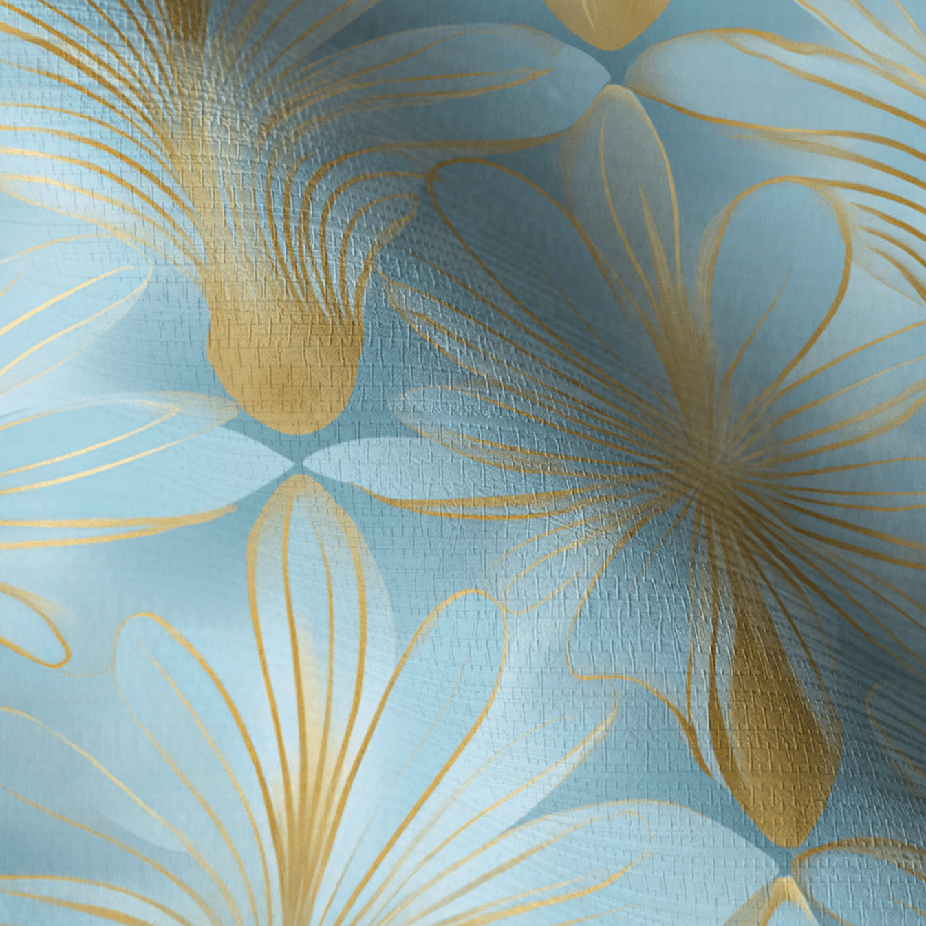 Skylight Gold Faux Grasscloth Wallpaper - Lemon Park