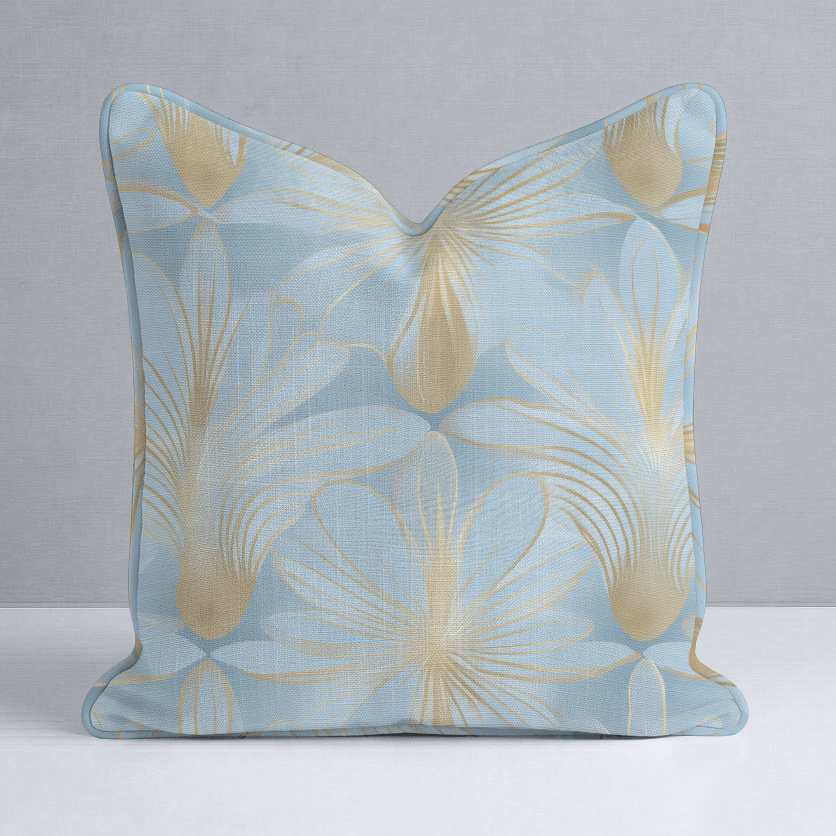 Skylight Gold Throw Pillow - Lemon Park