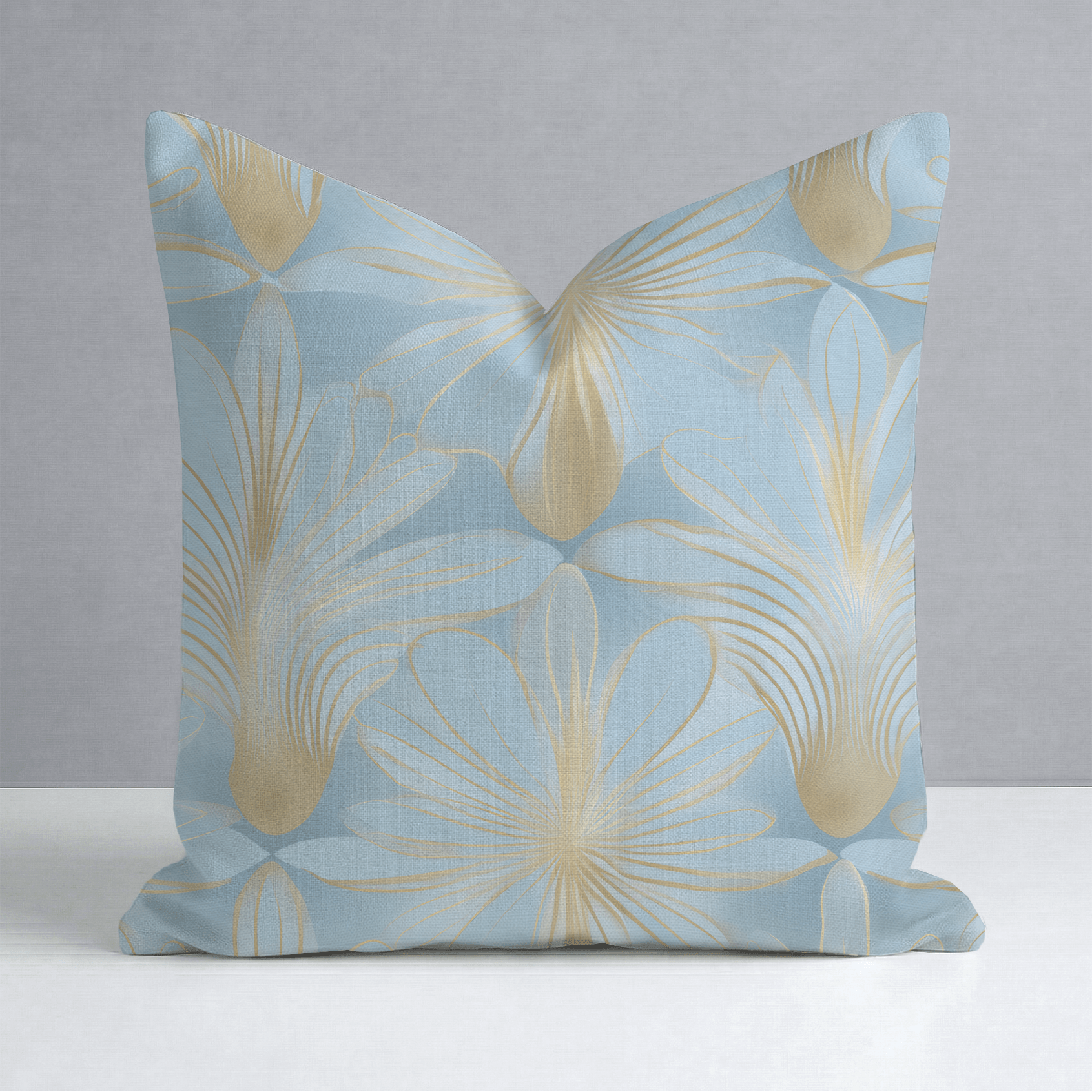 Skylight Gold Throw Pillow - Lemon Park