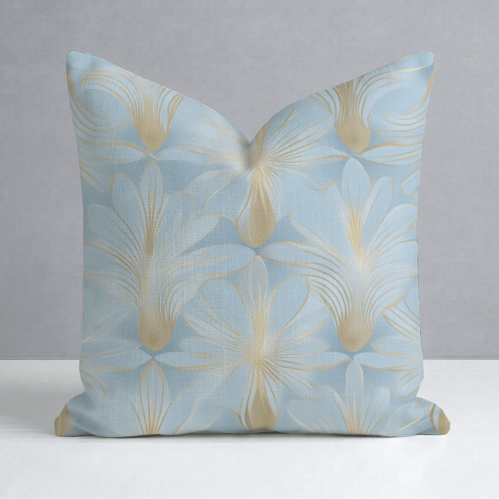 Skylight Gold Throw Pillow - Lemon Park