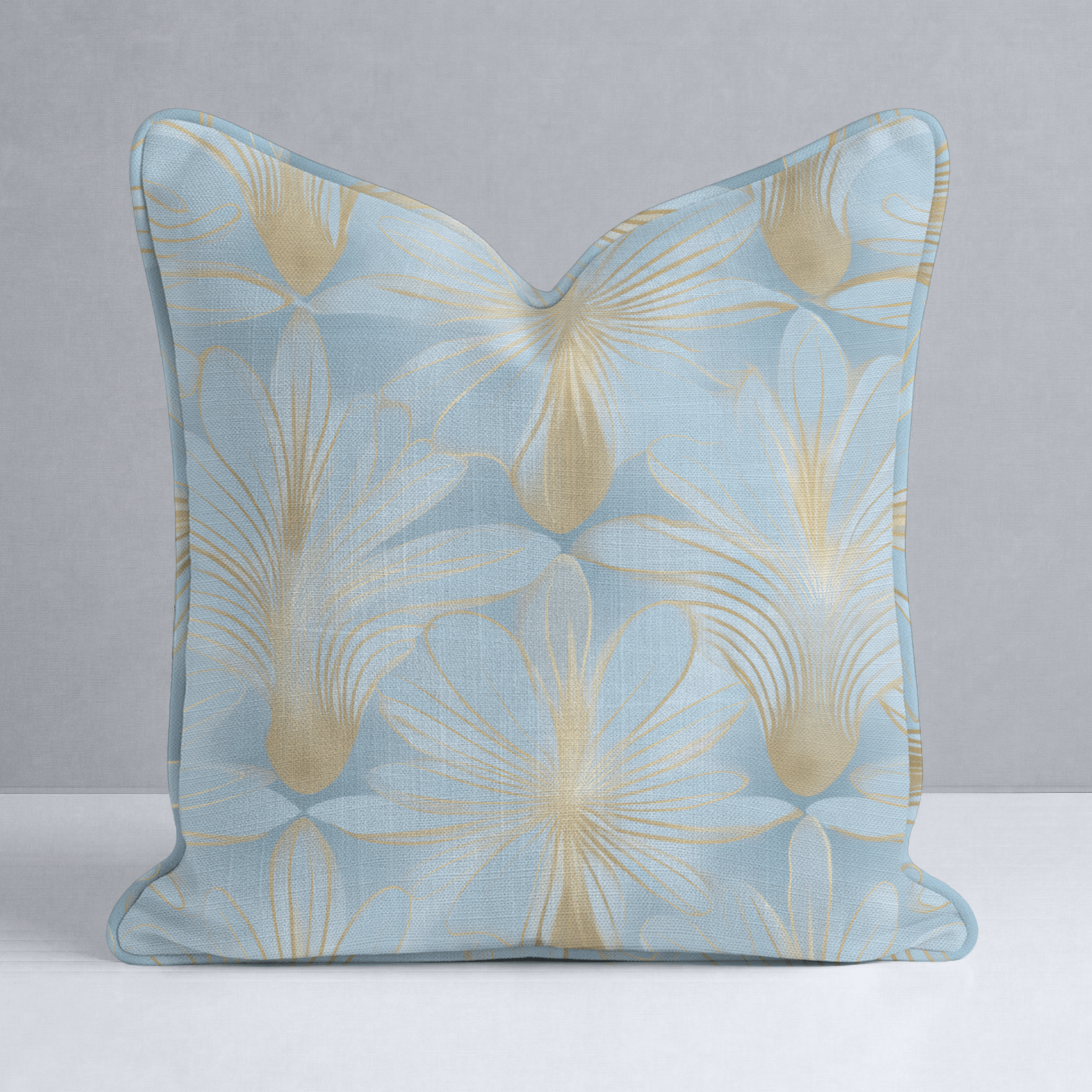 Skylight Gold Throw Pillow - Lemon Park