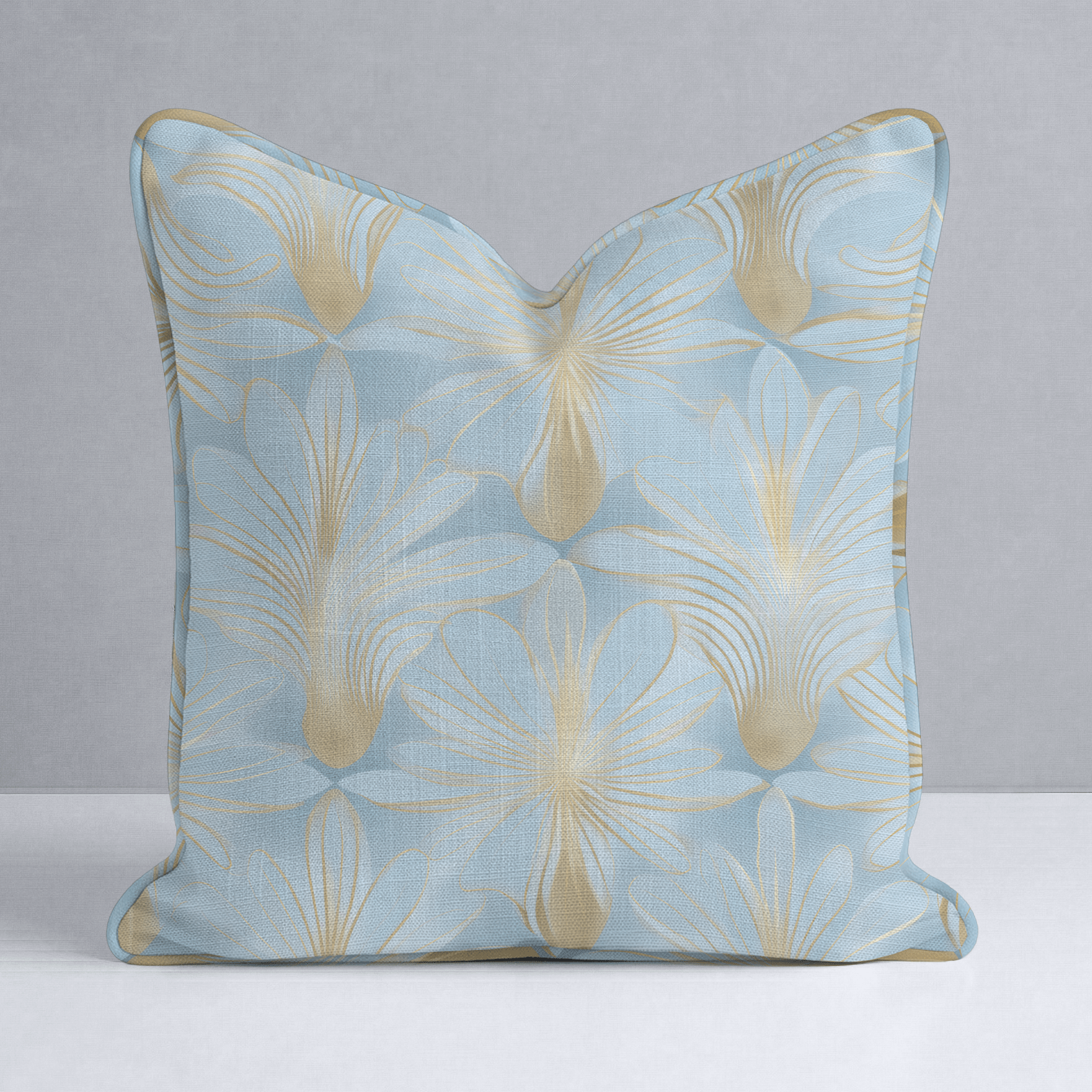 Skylight Gold Throw Pillow - Lemon Park