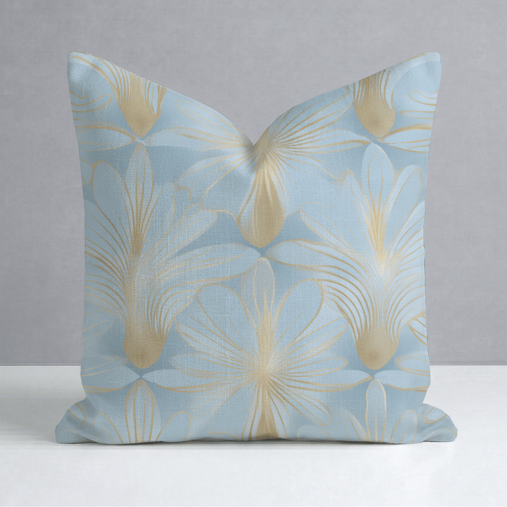 Skylight Gold Throw Pillow - Lemon Park