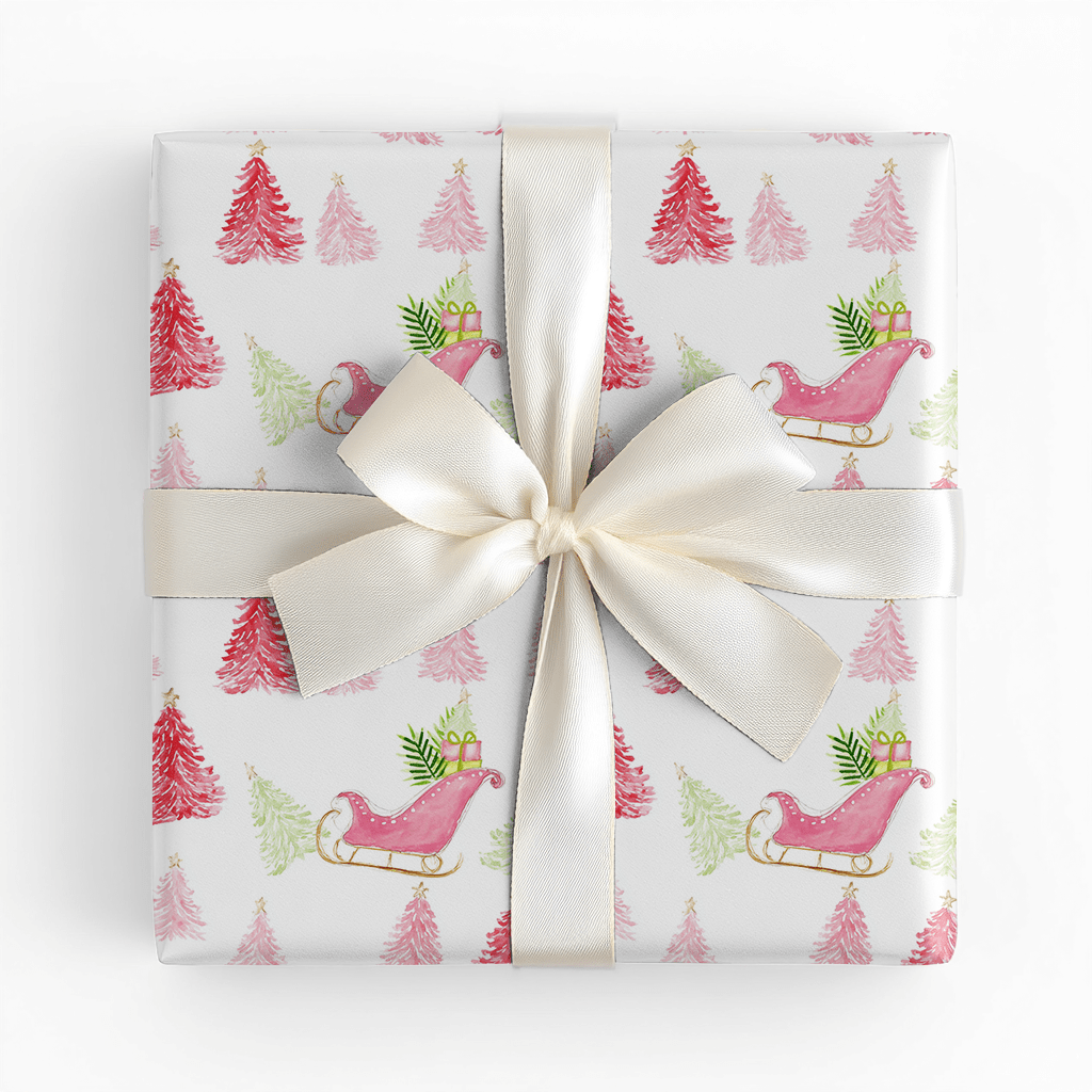 Sleigh Bells - Wrapping Paper - Lemon Park