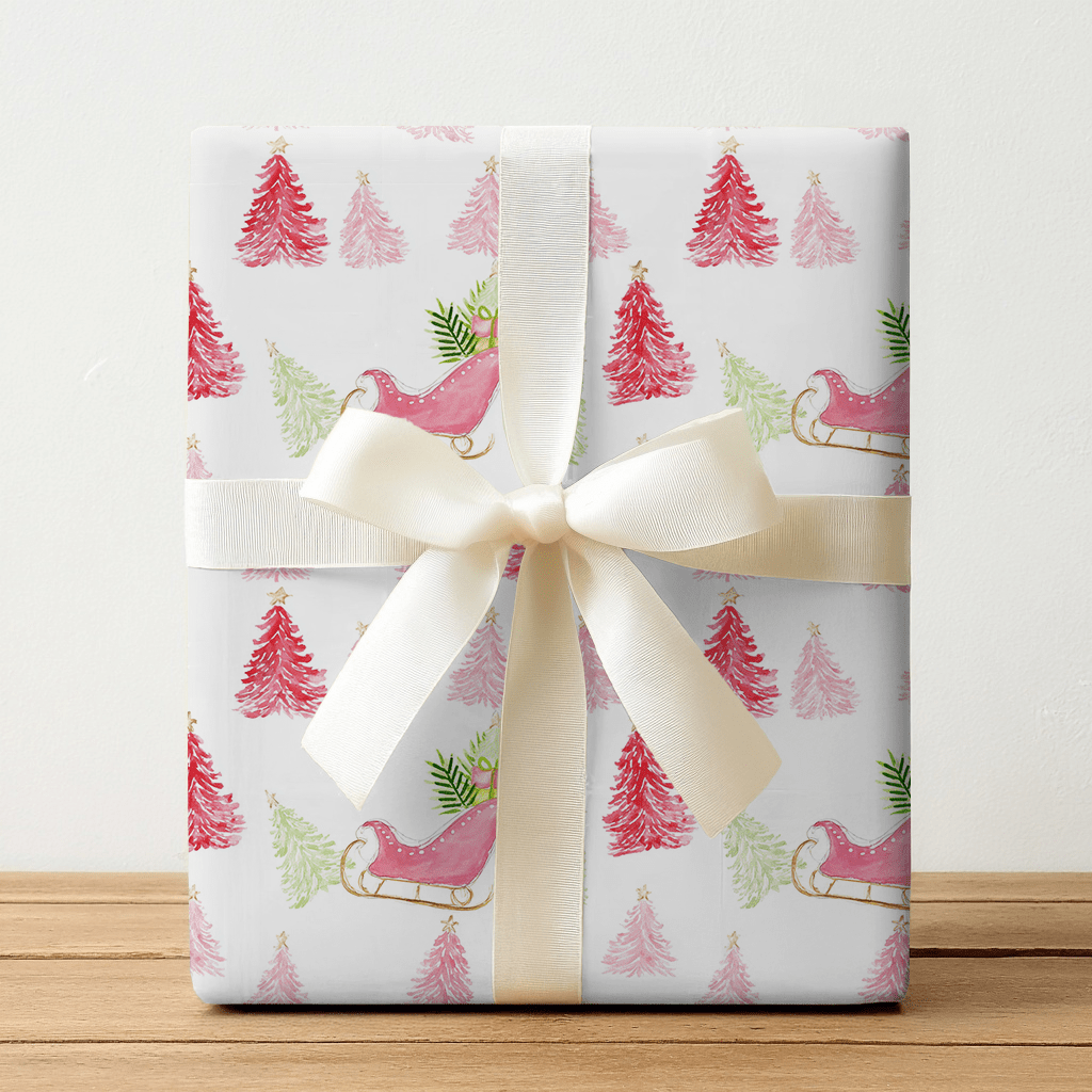 Sleigh Bells - Wrapping Paper - Lemon Park