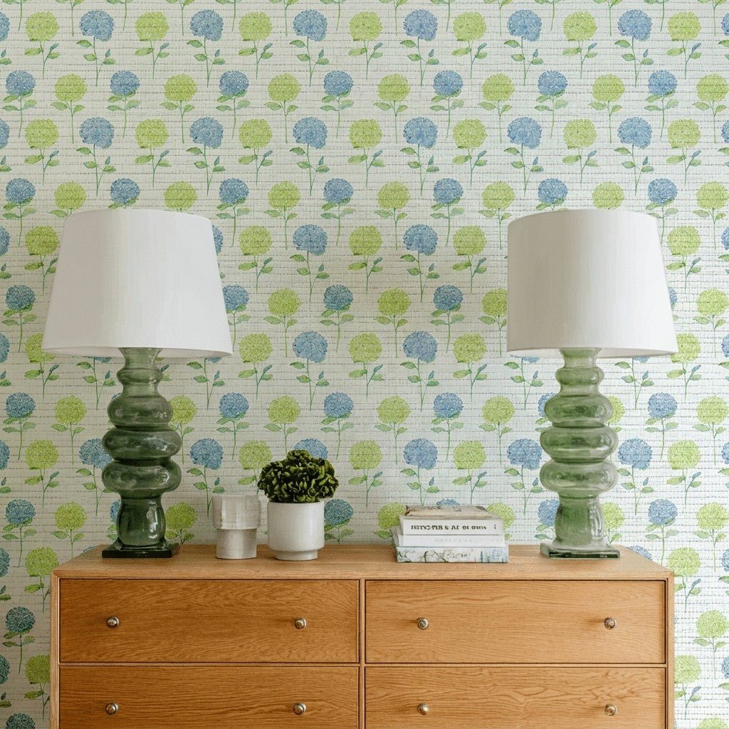 Slim Picks Faux Grasscloth Wallpaper - Lemon Park