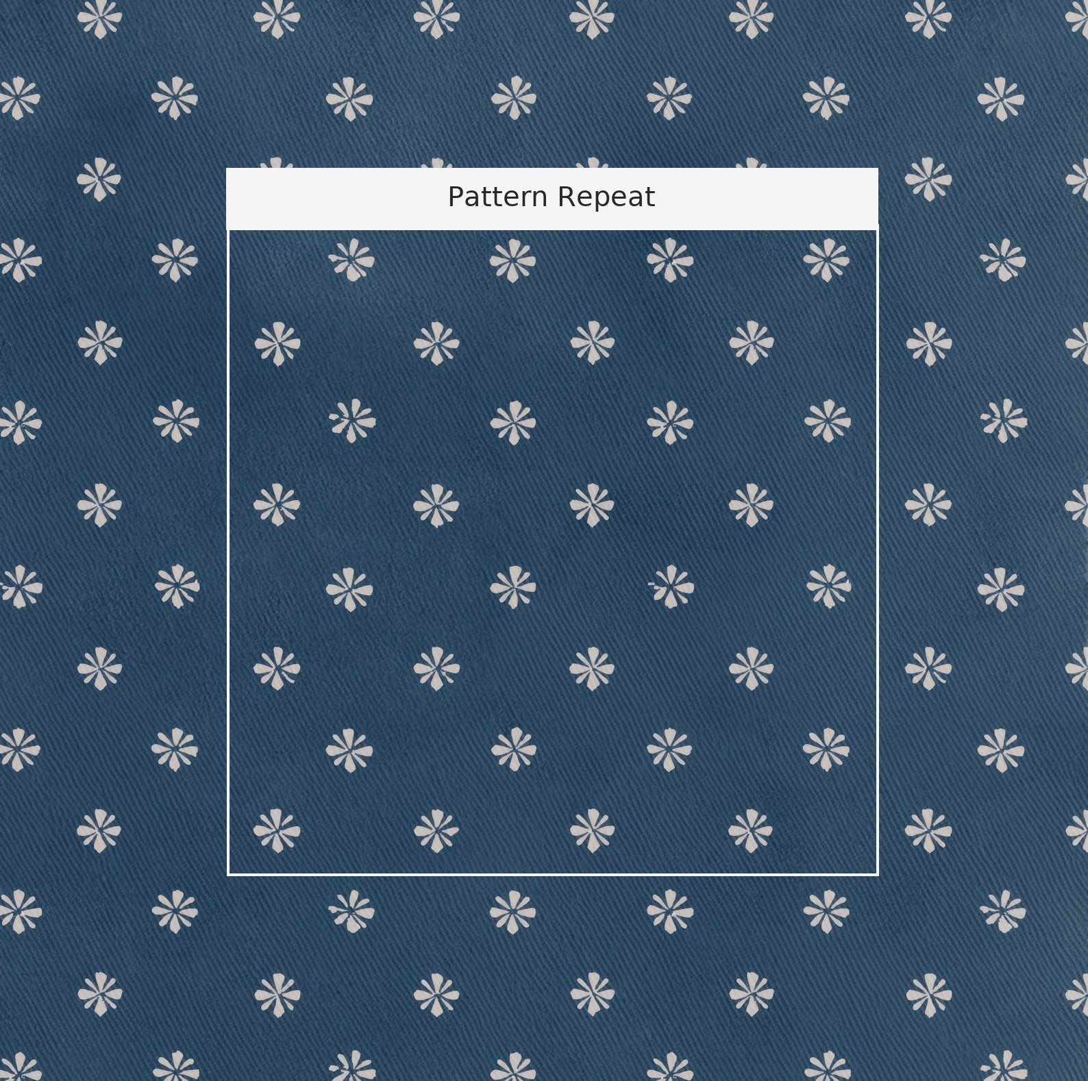 Small Flower - Fabric - Lemon Park