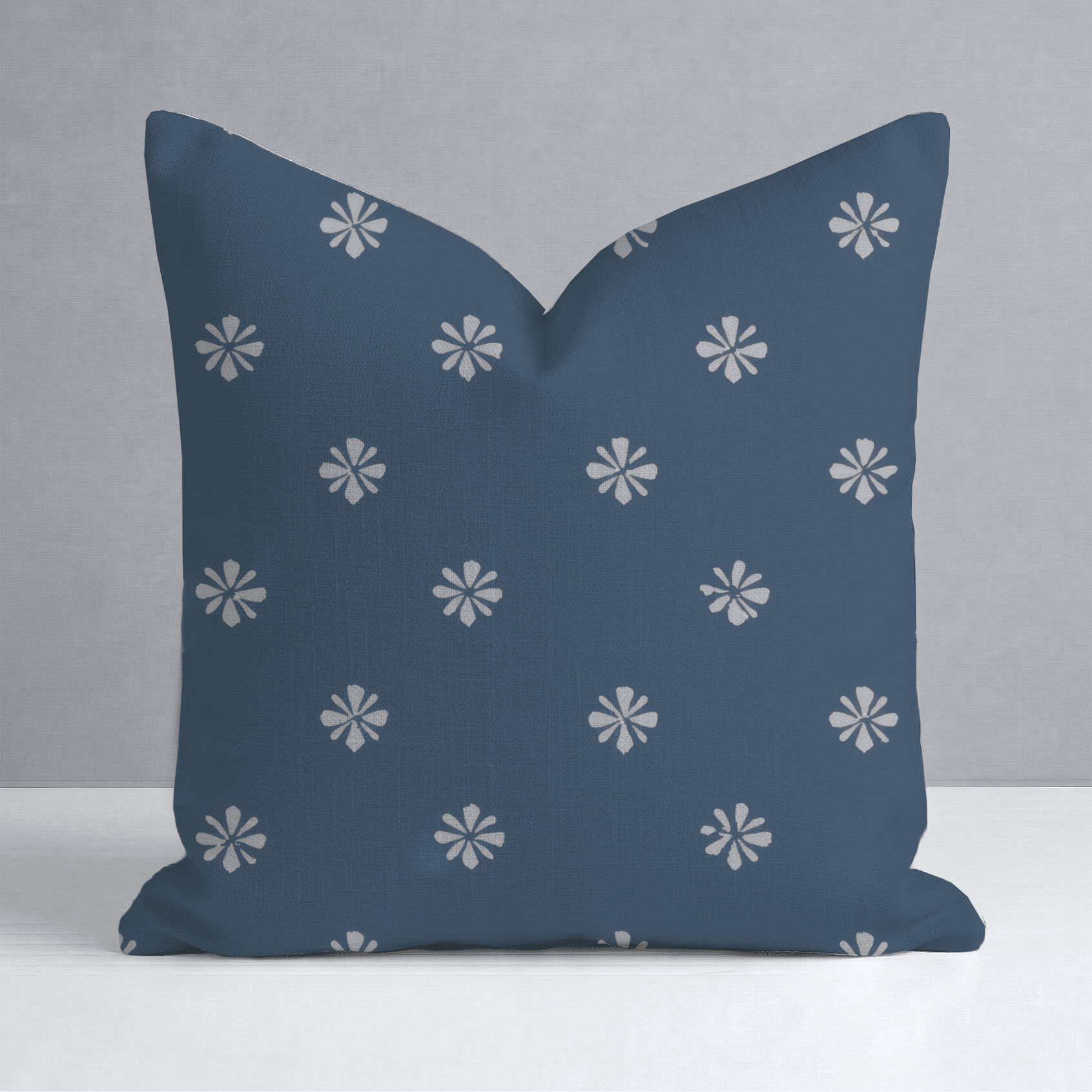 Small Flower Throw Pillow - Lemon Park