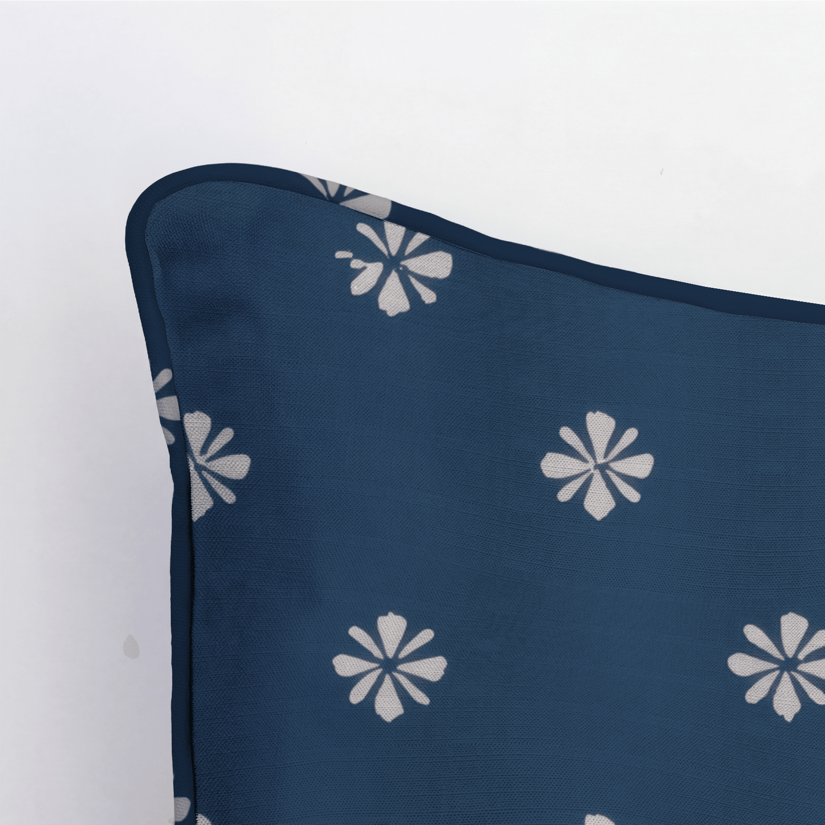 Small Flower Throw Pillow - Lemon Park