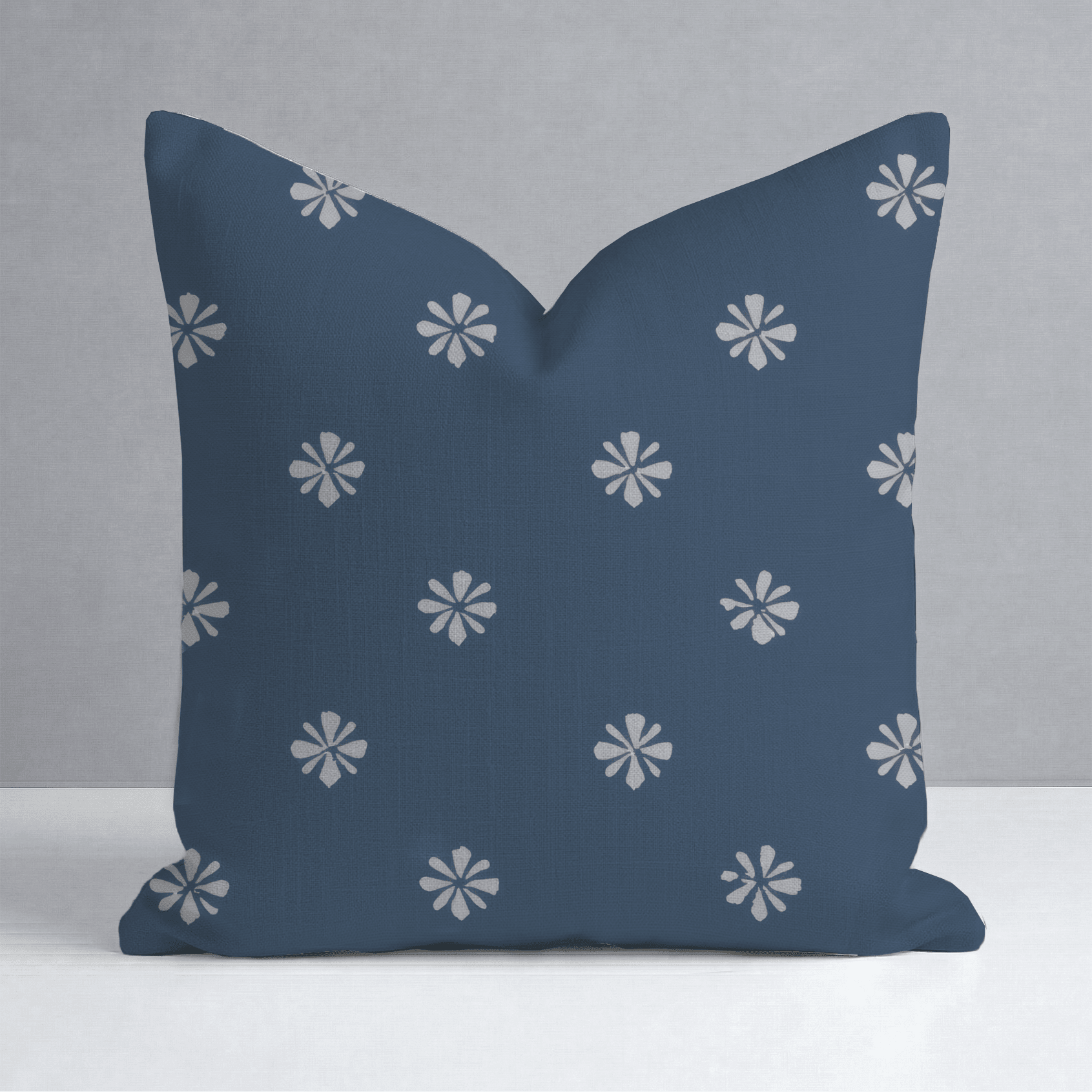 Small Flower Throw Pillow - Lemon Park