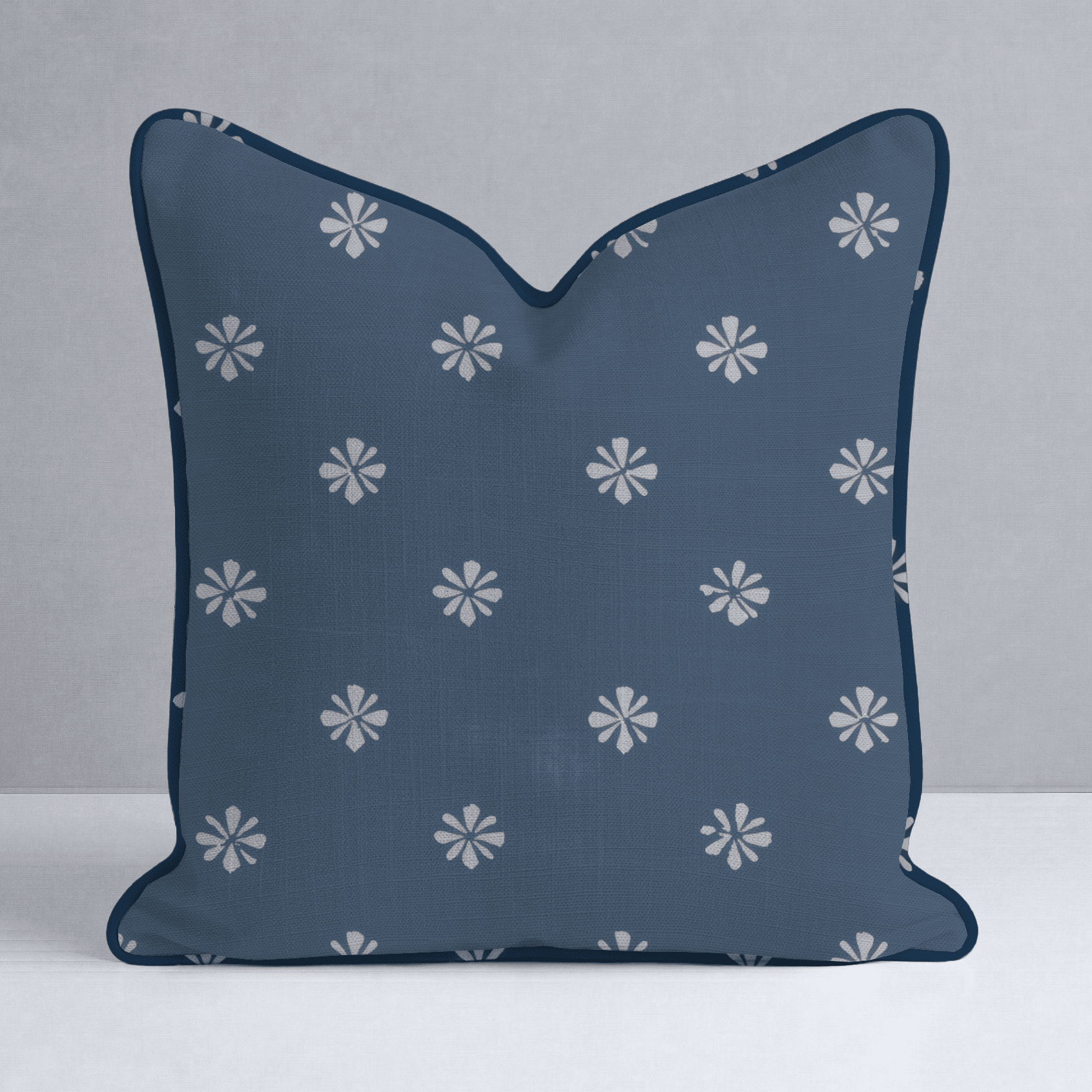 Small Flower Throw Pillow - Lemon Park
