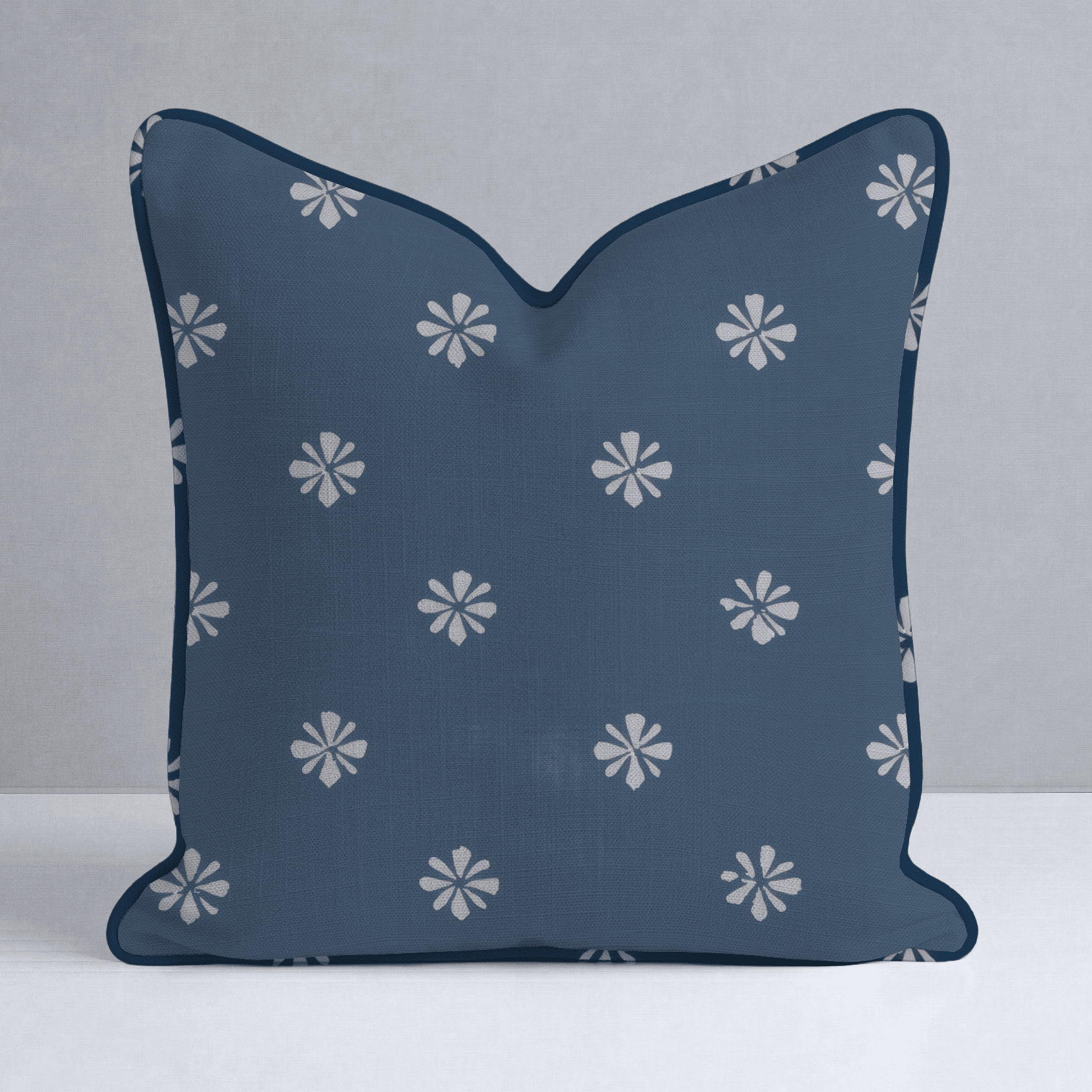 Small Flower Throw Pillow - Lemon Park