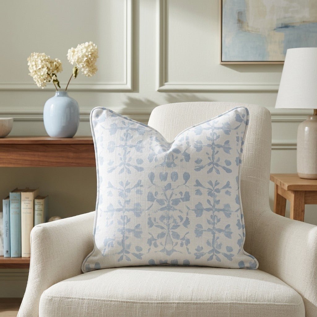 Snow at the Beach Throw Pillow - Lemon Park