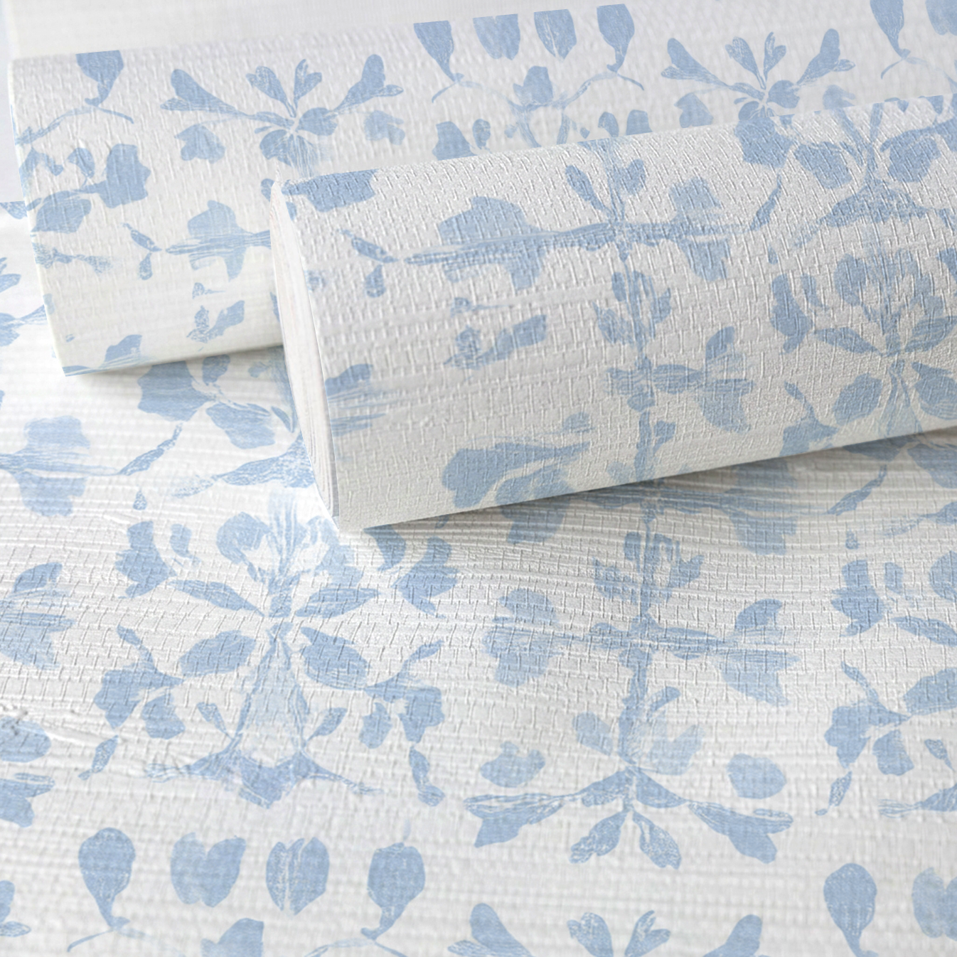 Snow at the Beach Faux Grasscloth Wallpaper
