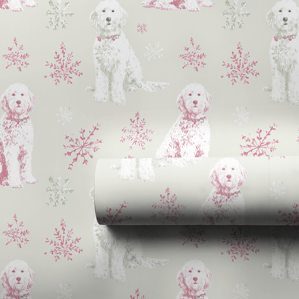 Snow Doodle - Wrapping Paper - Lemon Park
