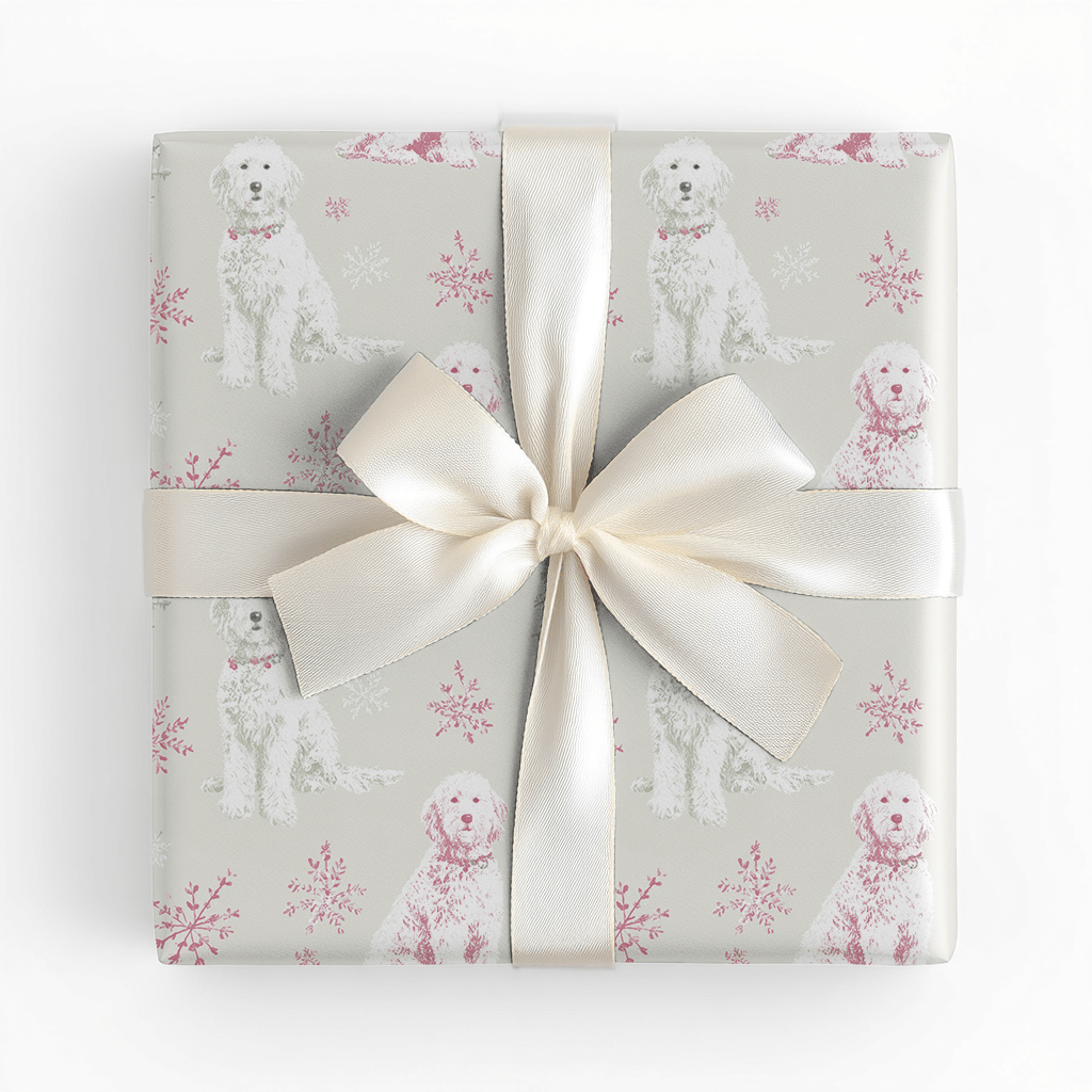 Snow Doodle - Wrapping Paper - Lemon Park
