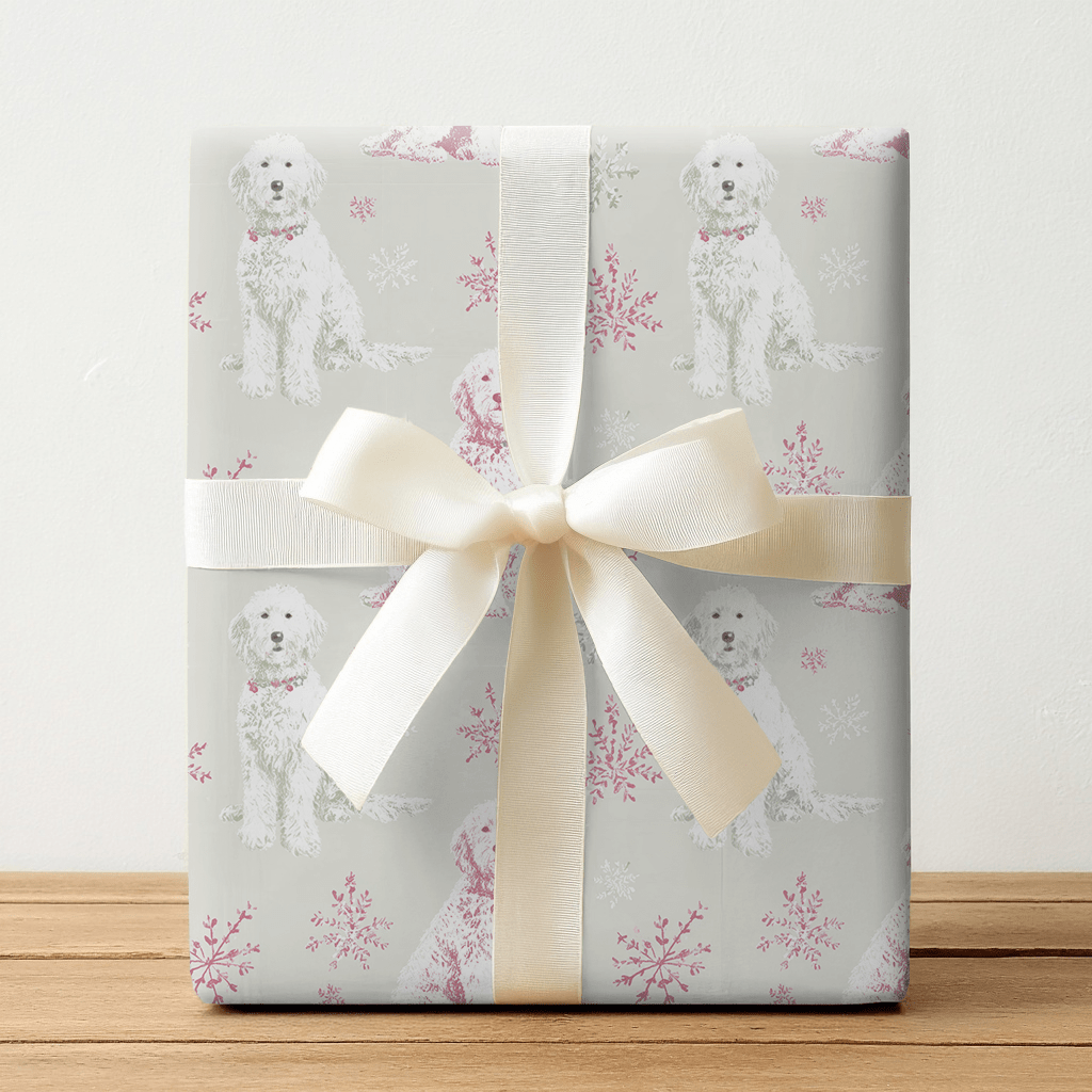 Snow Doodle - Wrapping Paper - Lemon Park