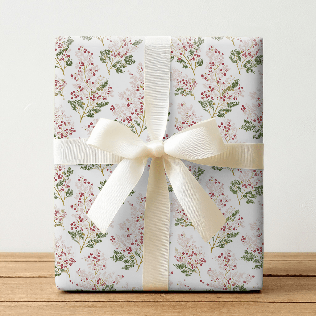 Snowberry - Wrapping Paper - Lemon Park