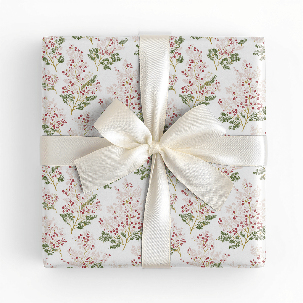 Snowberry - Wrapping Paper - Lemon Park