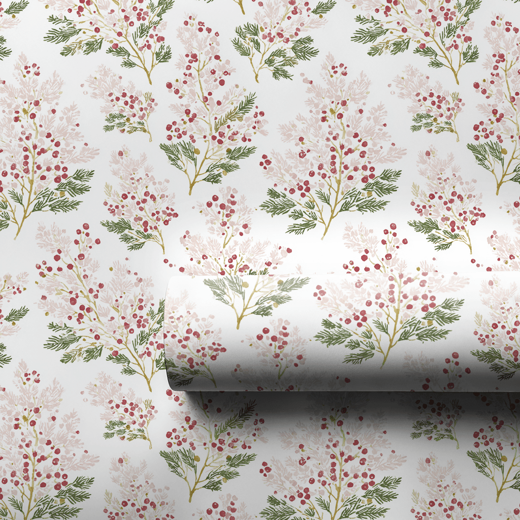 Snowberry - Wrapping Paper - Lemon Park