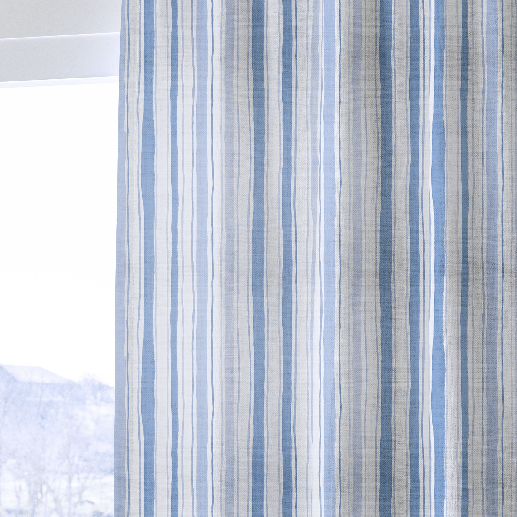 Snowcone Stripes - Drapery - Lemon Park