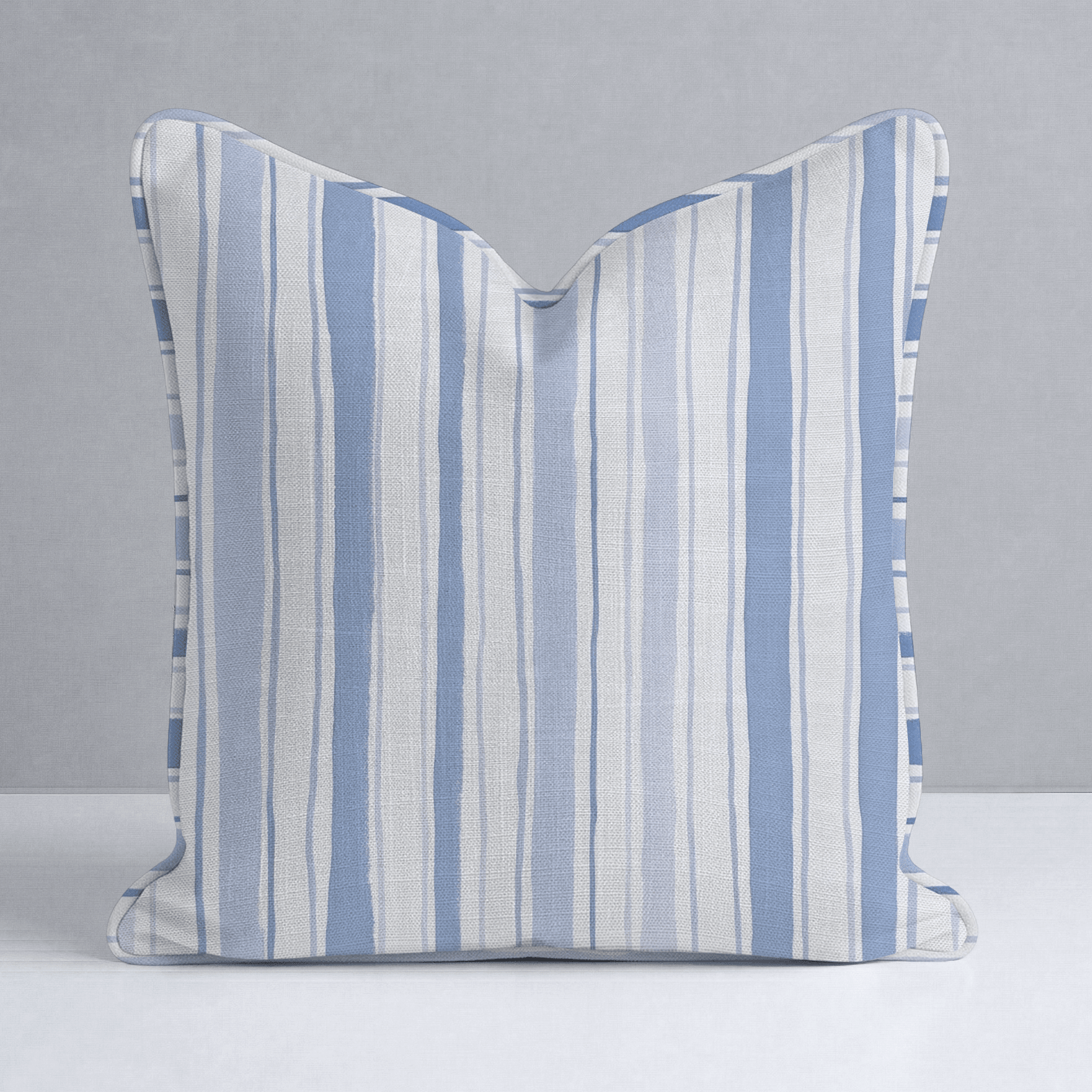 Snowcone Stripes Throw Pillow - Lemon Park